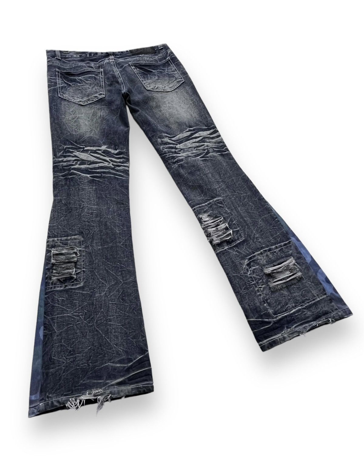 FYE LOWBOX Seditionaries Grunge Ripped FLARE REWORKED Jeans