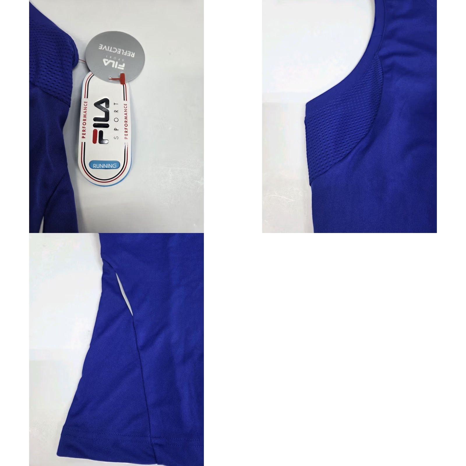Fila Fila Womens Performance Sport Running V Neck Blue Tank Top M NWT Size M / US 6-8 / IT 42-44 - 8 Thumbnail
