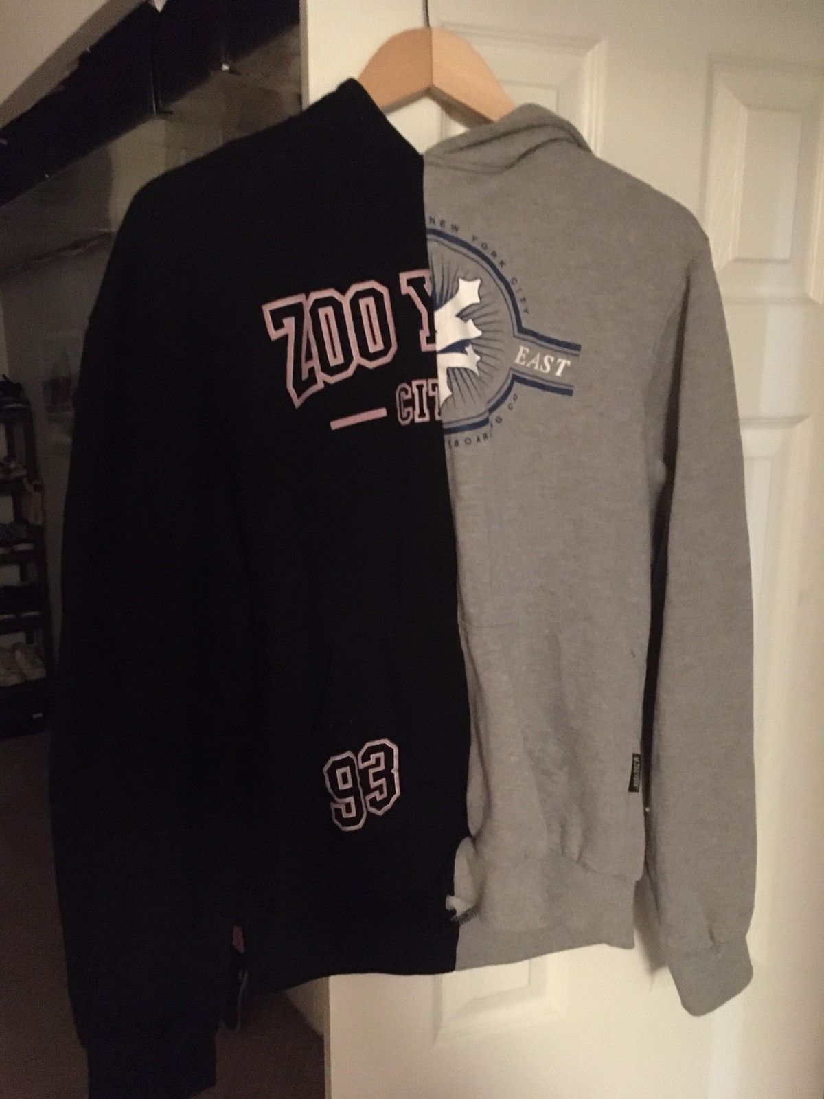 Zoo York split zoo hoodie Grailed