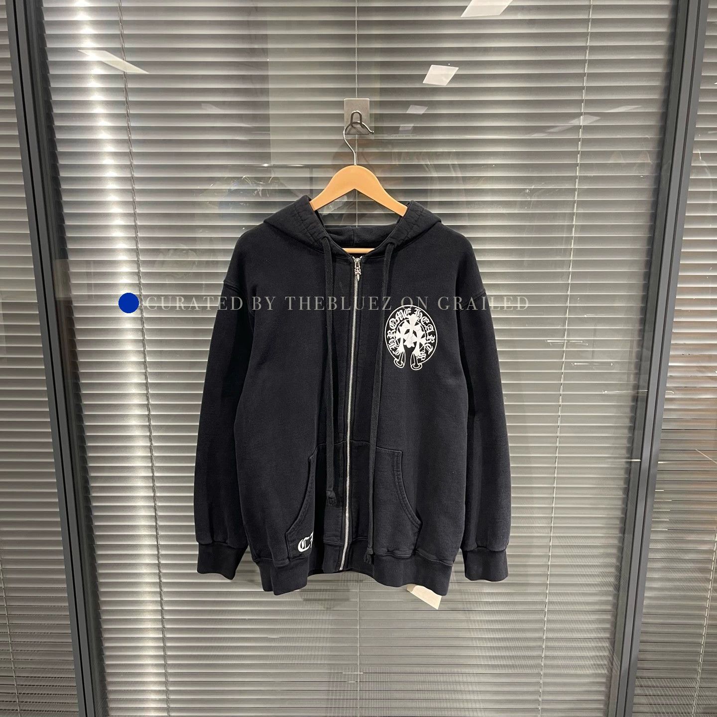 Chrome Hearts Black Horseshoe Cross Zip Jacket Size US XL / EU 56 / 4 - 1 Thumbnail