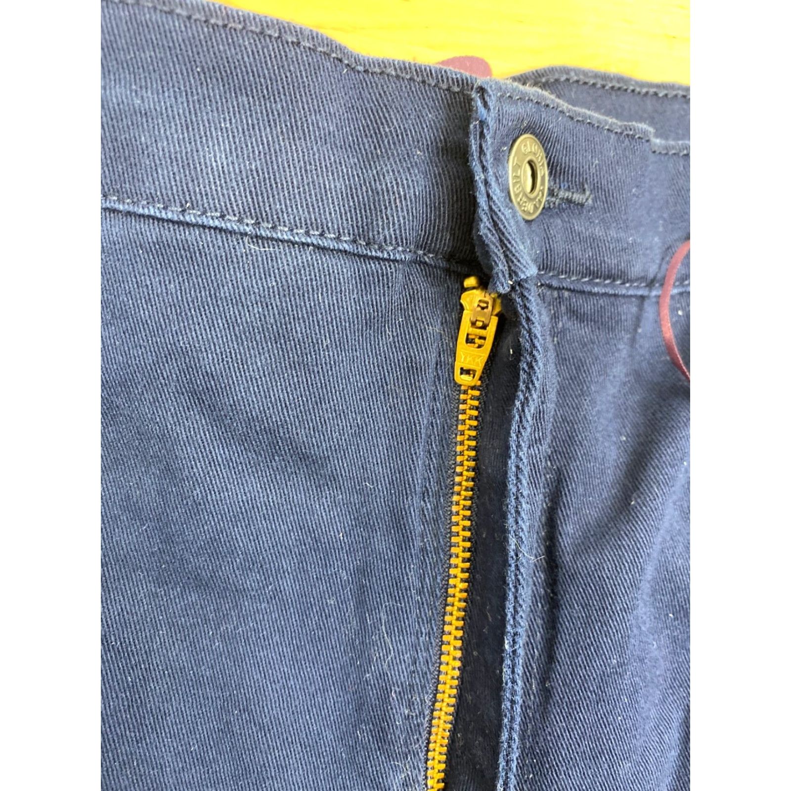 Gloria Vanderbilt Gloria Vanderbilt Jeans Womens 14 Blue Denim Amanda Pants Straight 5-Pocket Logo Embroidered Comfort Stretch Size 36" / US 14 / IT 50 - 6 Thumbnail