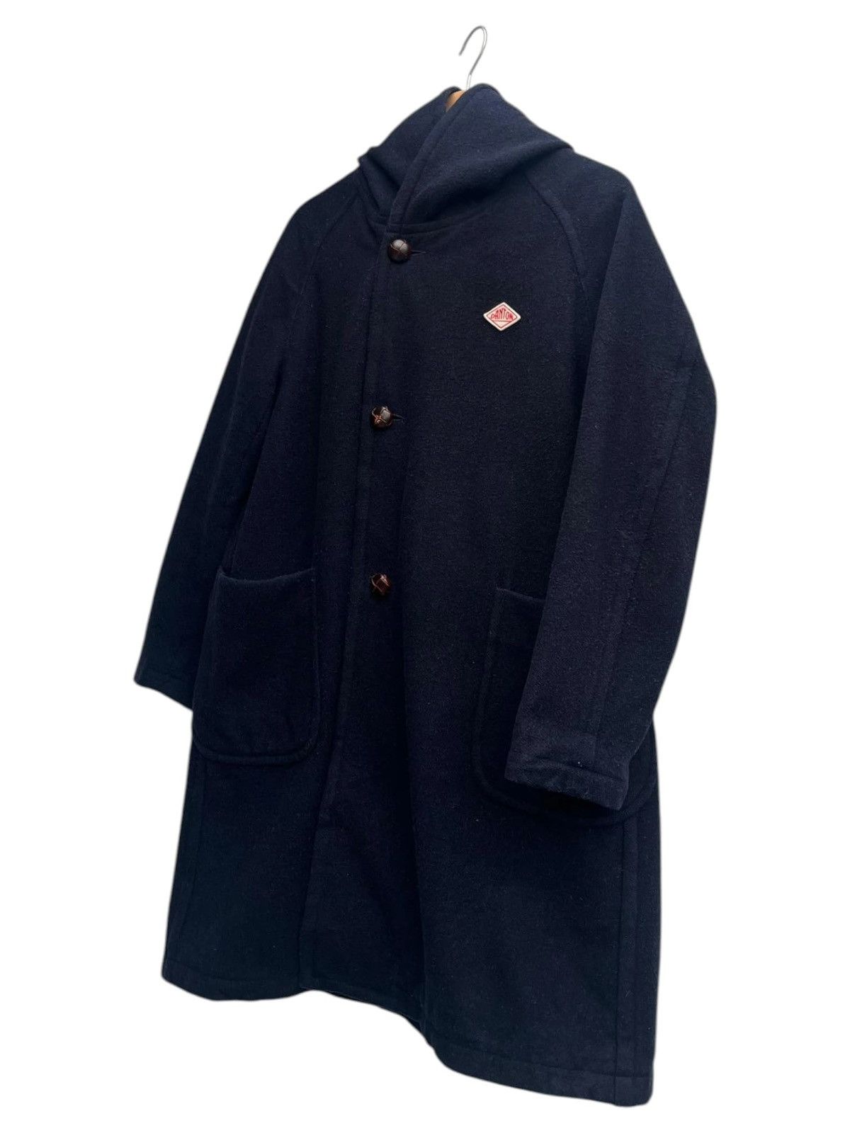 Danton Danton Wool Mossa Hooded Coat Size XS / US 0-2 / IT 36-38 - 4 Thumbnail