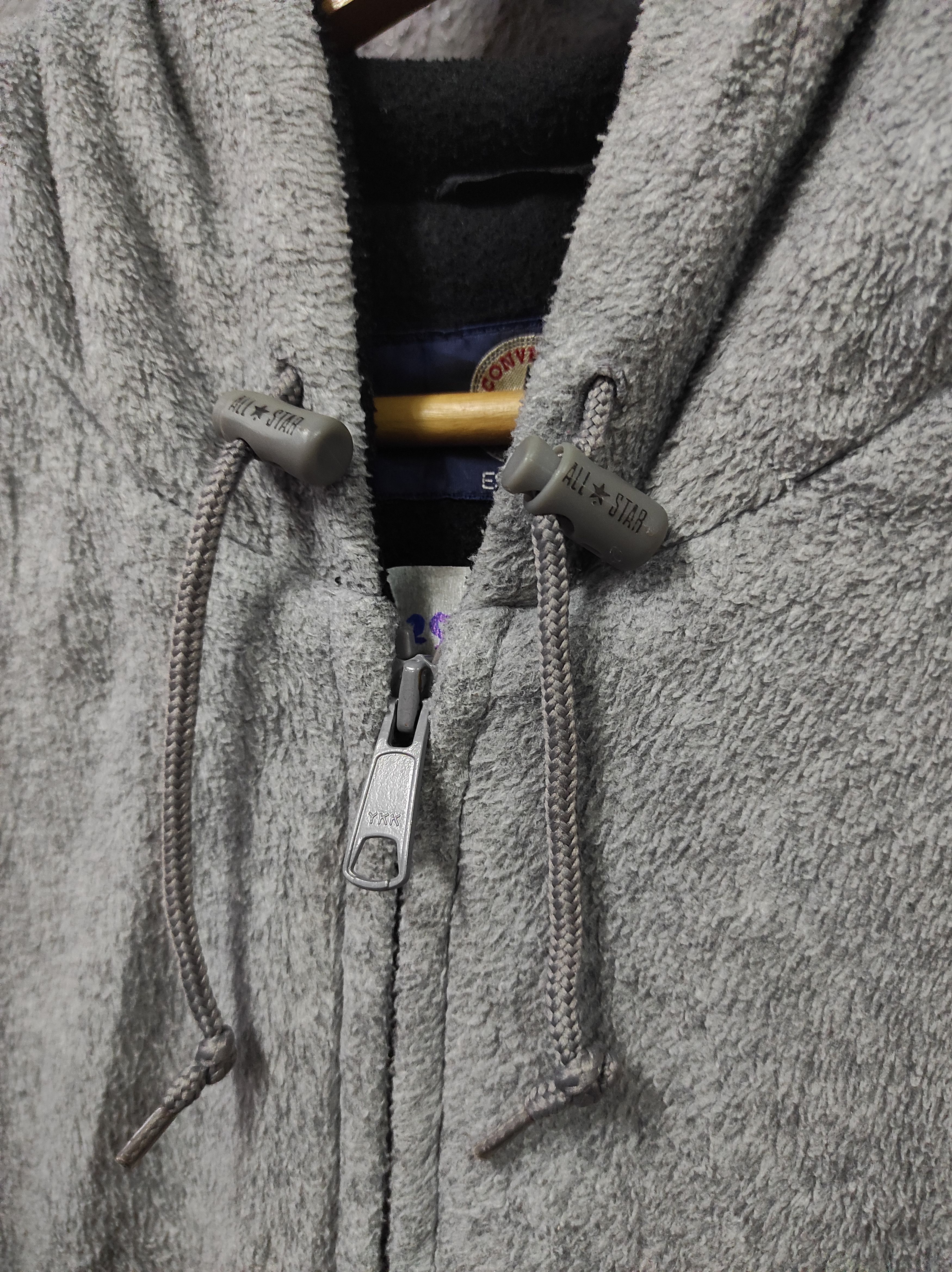 Converse × Vintage DISTRESSED CONVERSE ALL STAR VTG JACKET HOODED Size US L / EU 52-54 / 3 - 5 Thumbnail