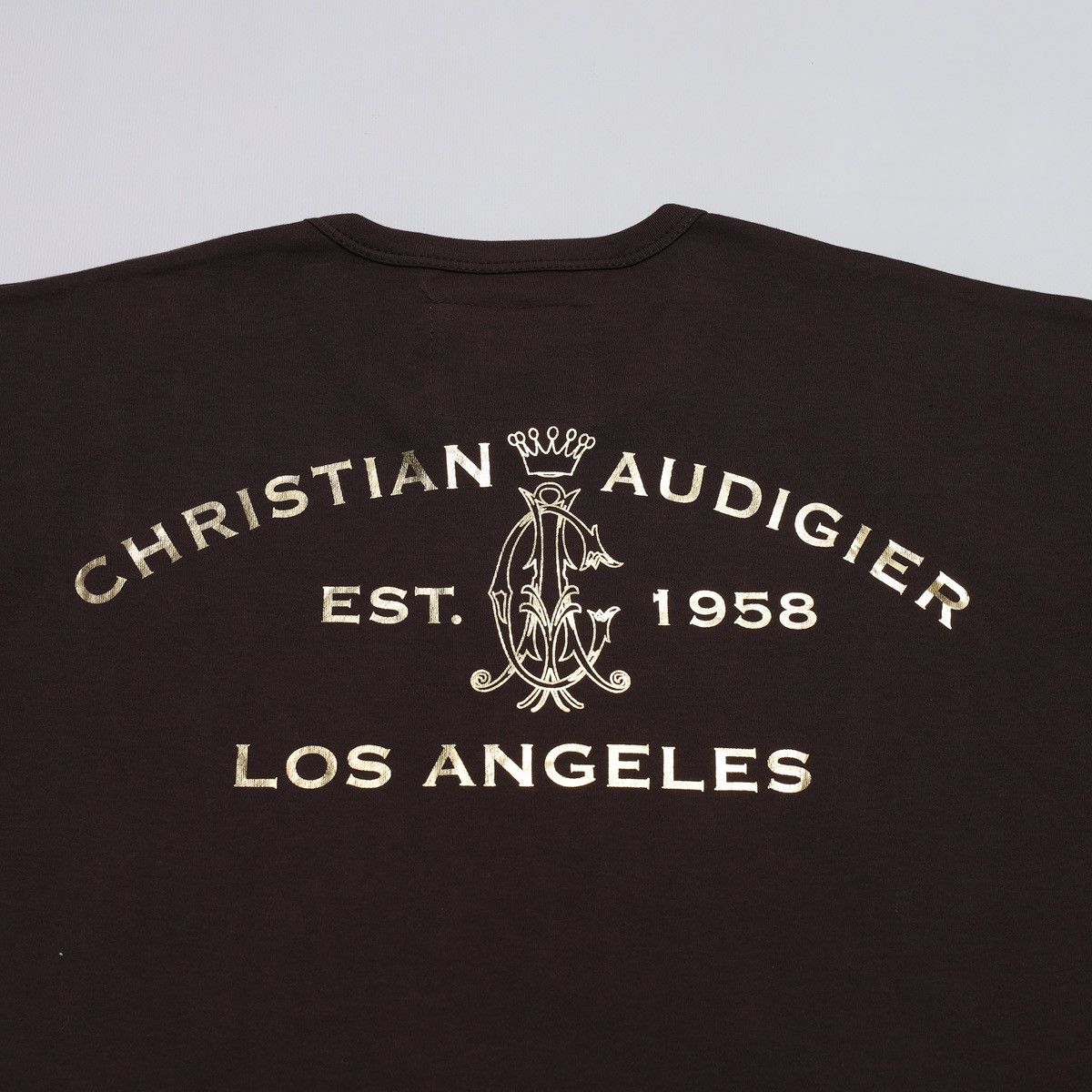 Christian Audigier Christian Audigier Brown Los Angeles Tee Size US XL / EU 56 / 4 - 13 Thumbnail