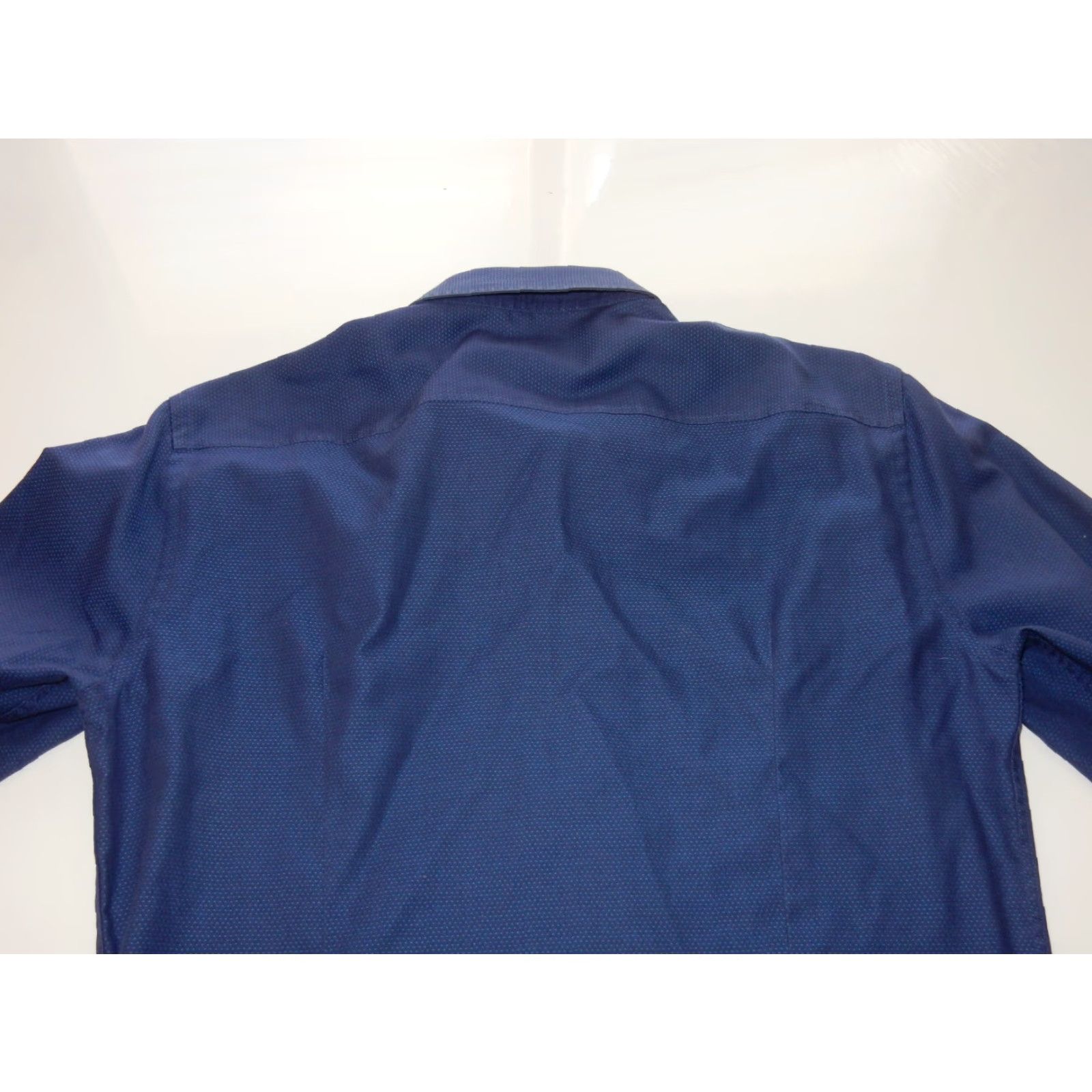 Hugo Boss HUGO BOSS Men's Long Sleeve Button Front Shirt Size 16.5/42 Slim Shirt Mens Blue Cotton Italy Slim Size US L / EU 52-54 / 3 - 5 Thumbnail