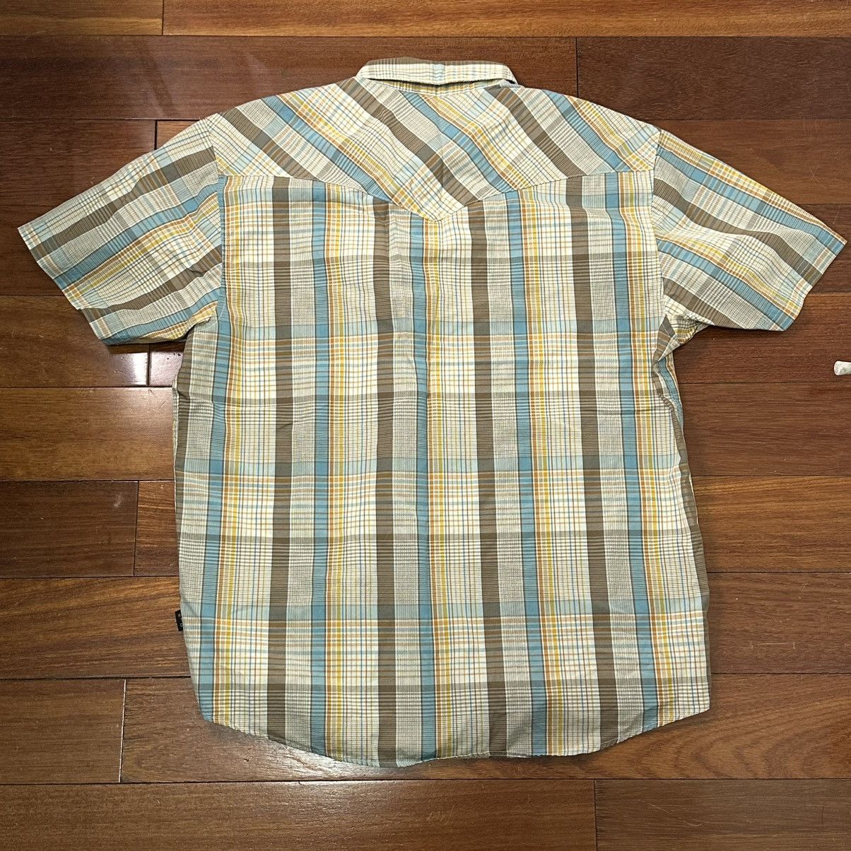 Howler Brothers Howler Brothers New H Bar B Pearl Snapshirt Plaid Seafoam M Size US M / EU 48-50 / 2 - 2 Thumbnail
