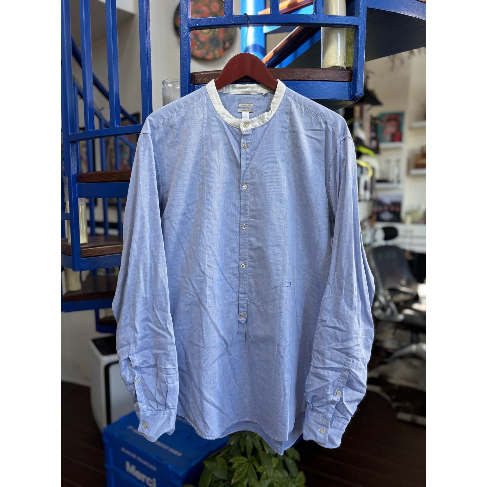 Massimo Alba Massimo Alba, Made in Italy, Blue Band Collar, Size XL Size US XL / EU 56 / 4 - 1 Thumbnail