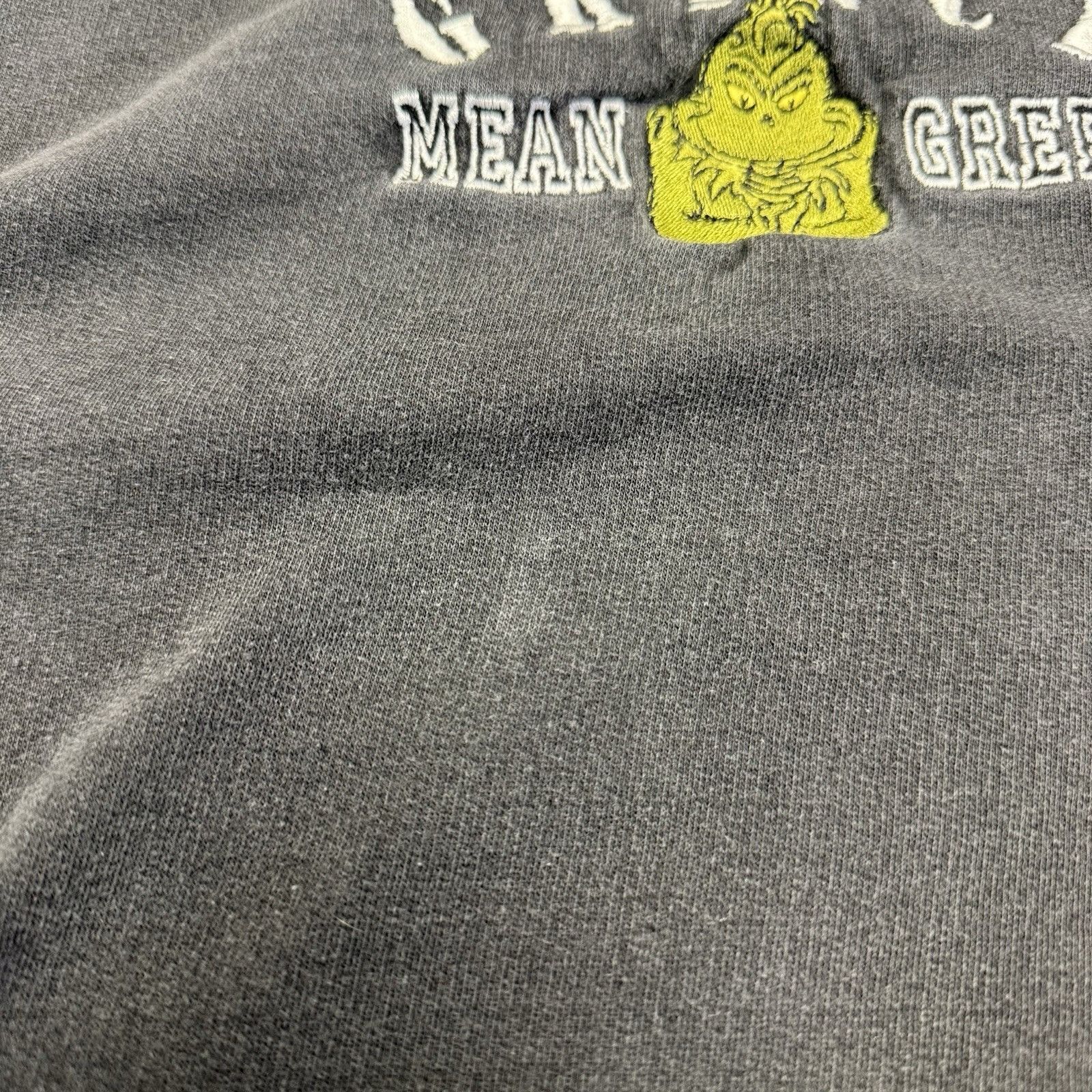 Vintage Vintage Dr Seuss The Grinch Mean Green Sweatshirt Embroidery Size US S / EU 44-46 / 1 - 4 Thumbnail