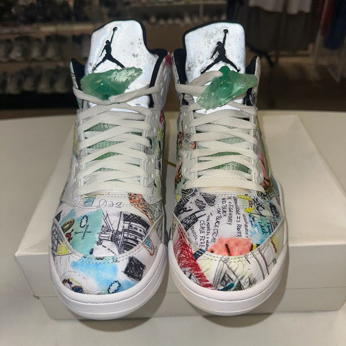Jordan Brand × Nike Size 8 - Jordan 5 Retro Wings 2018 - AV2405-900 Size US 8 / EU 41 - 4 Thumbnail