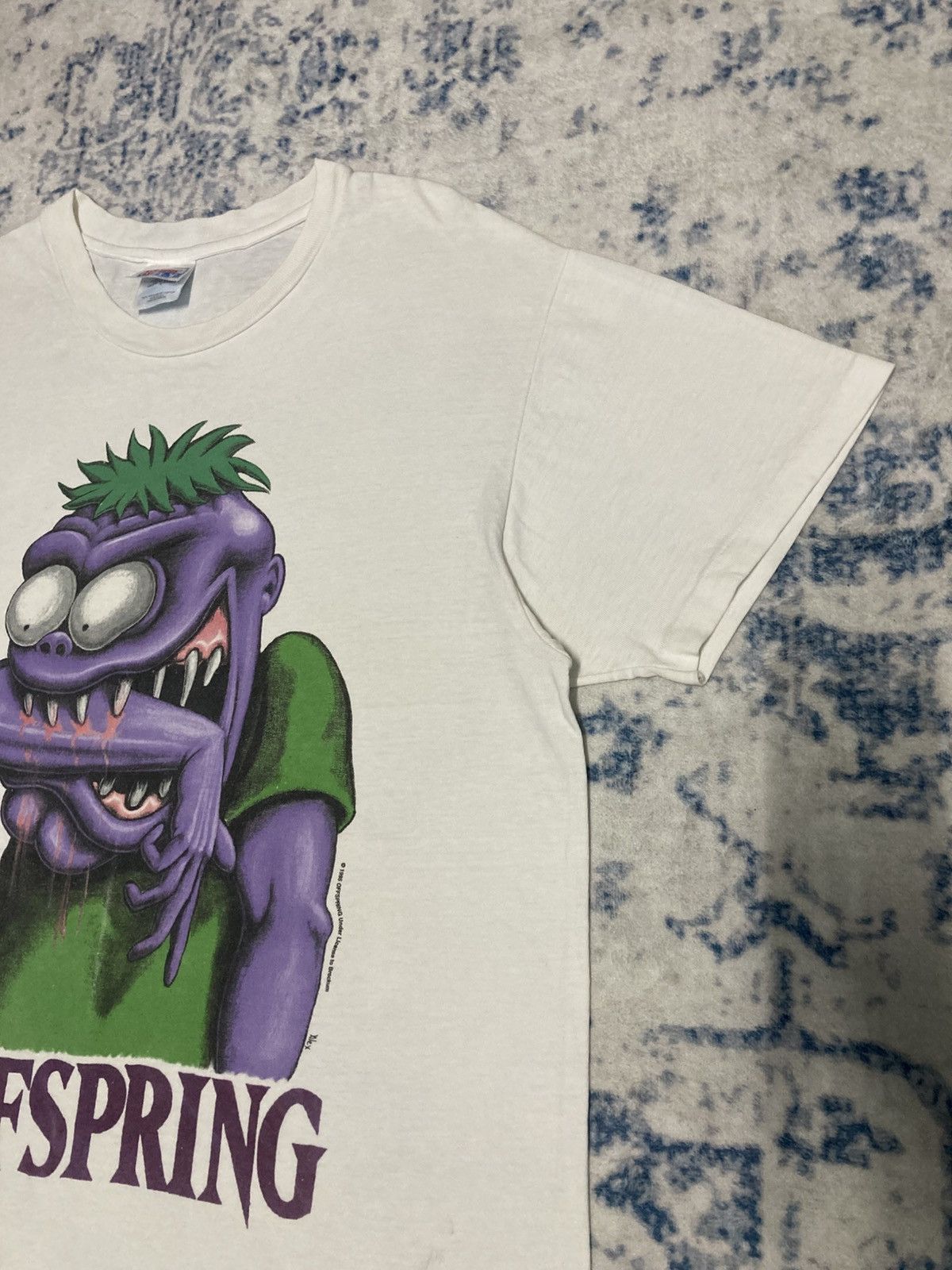 Band Tees Vintage 1995 The Offspring “BITE ME” T-Shirt Size US L / EU 52-54 / 3 - 4 Thumbnail