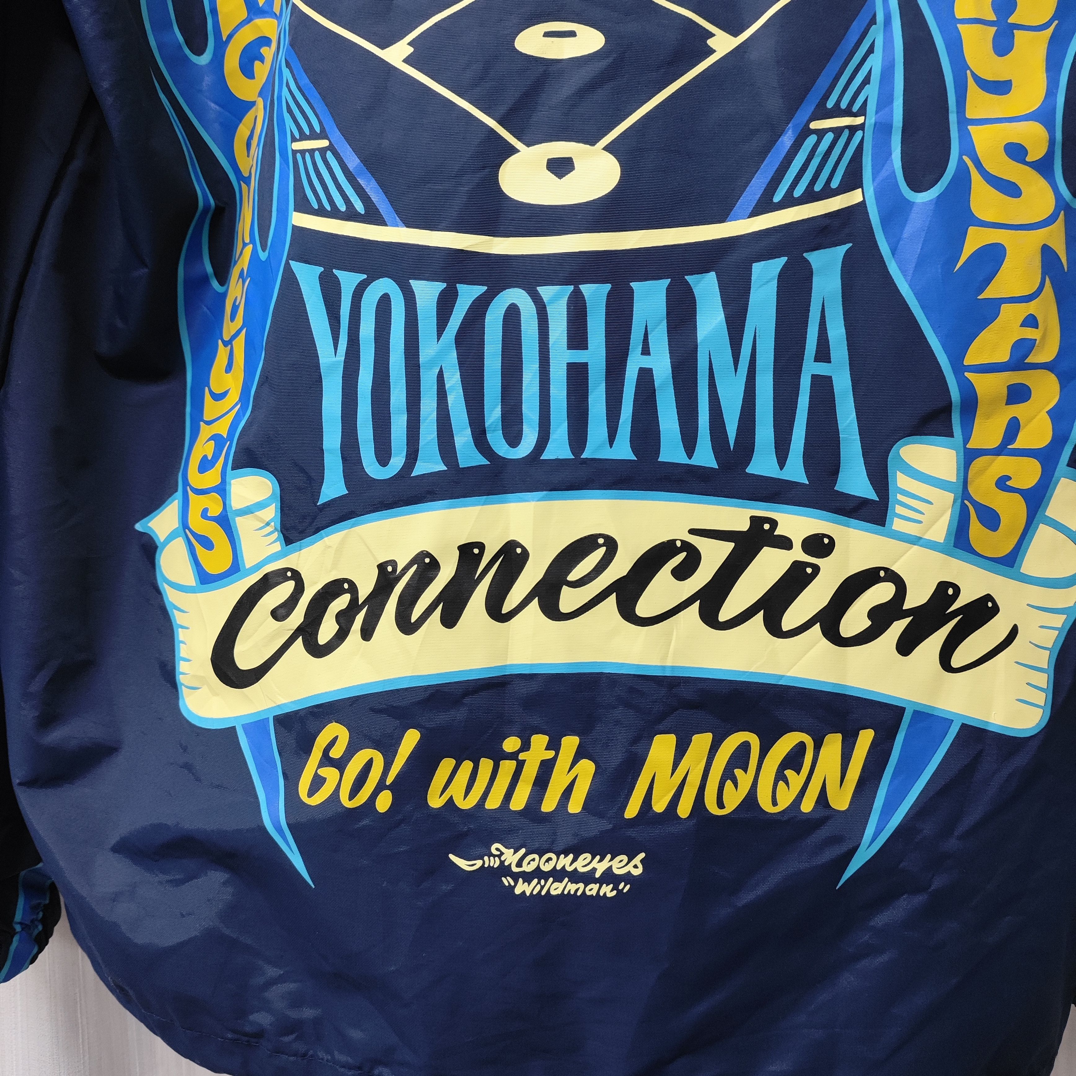 Other Yokohama Dena Baystars x Mooneyes Coach Jacket Nylon Size US L / EU 52-54 / 3 - 6 Thumbnail