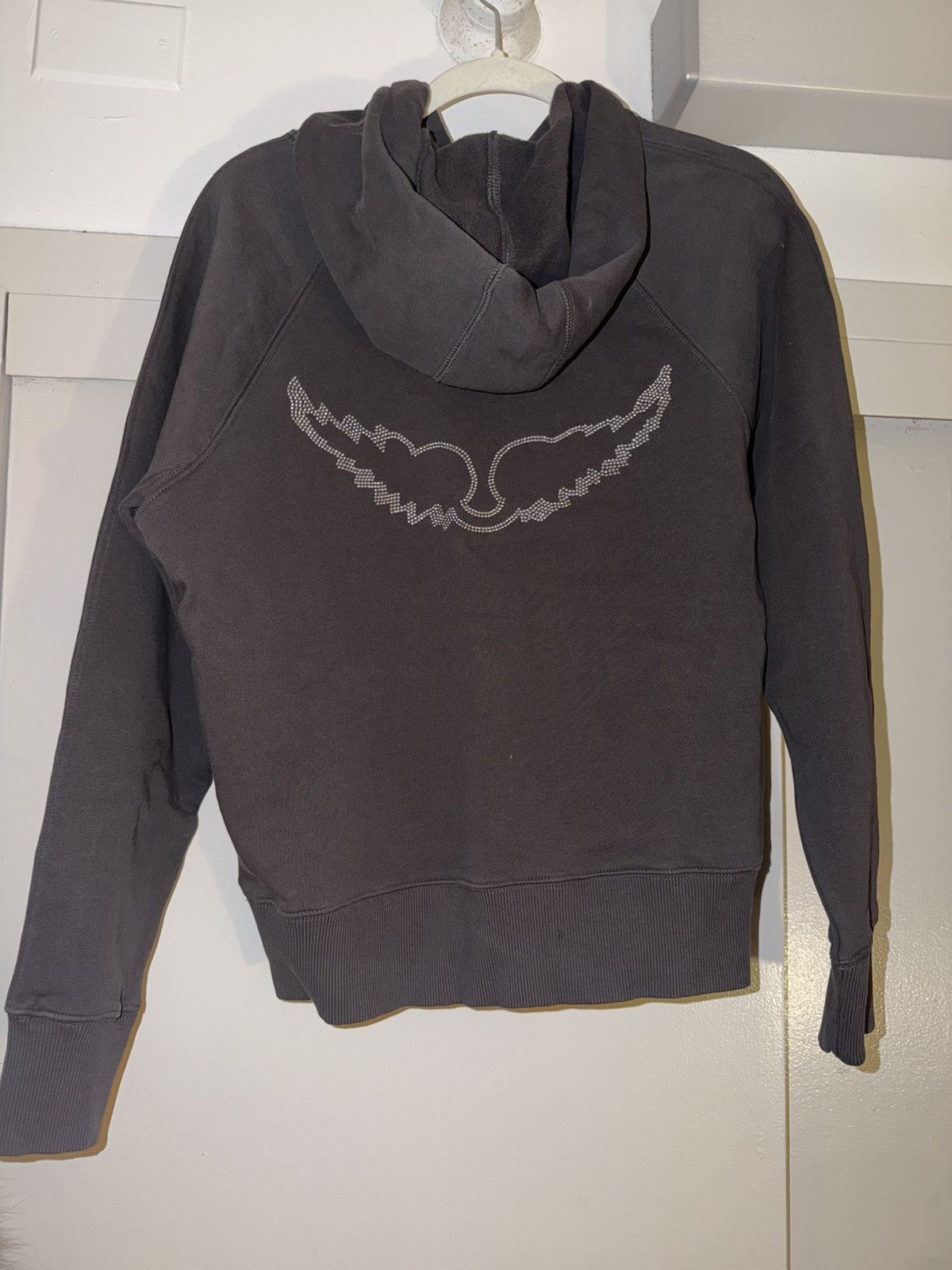 Zadig & Voltaire Zadig & Voltaire Wing Studded Hoodie Size S / US 4 / IT 40 - 1 Thumbnail