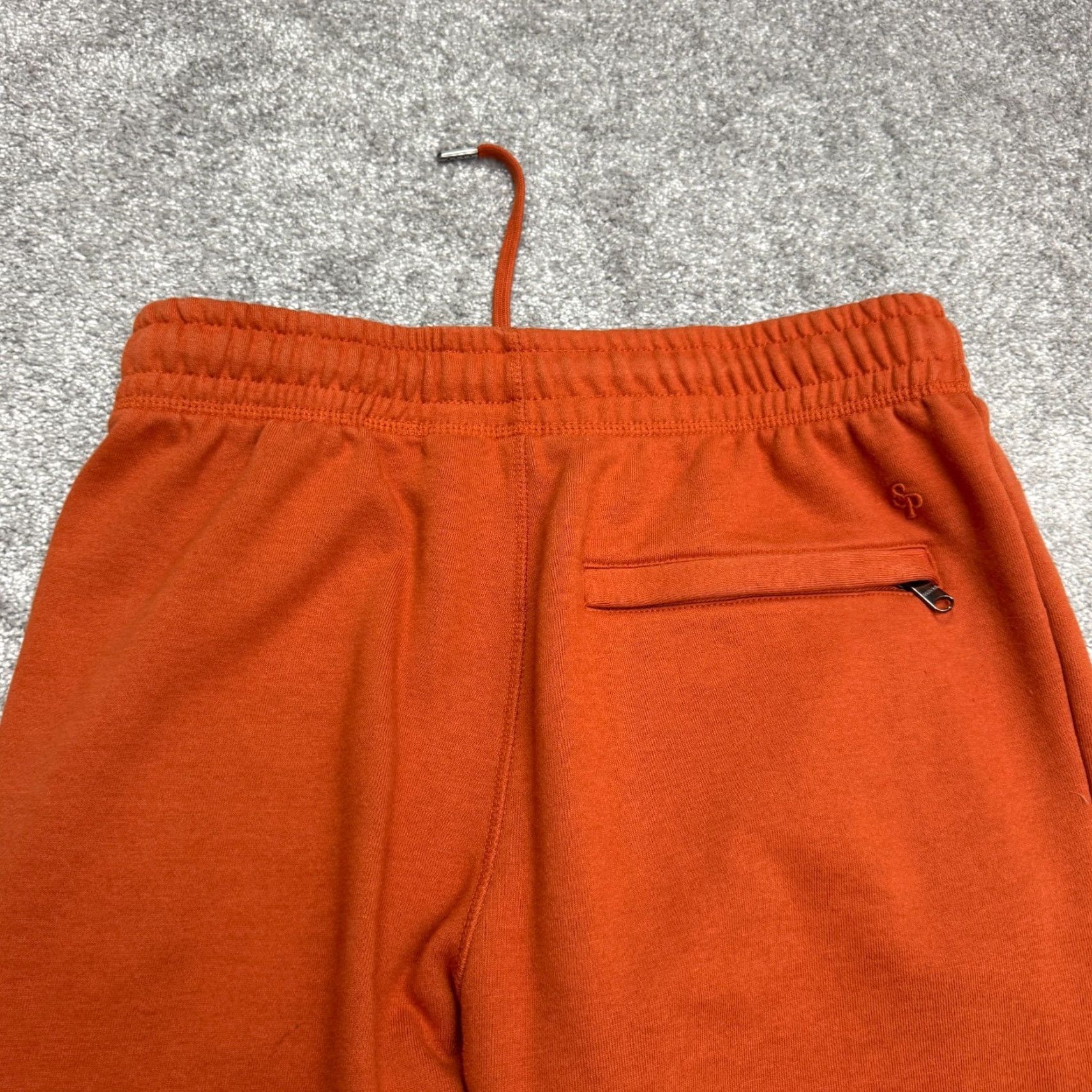 Palace Maison Article Sweatpants Men Medium 32x26 Rust Orange Fleece Jogger Shoe Palace Size US 31 - 4 Thumbnail