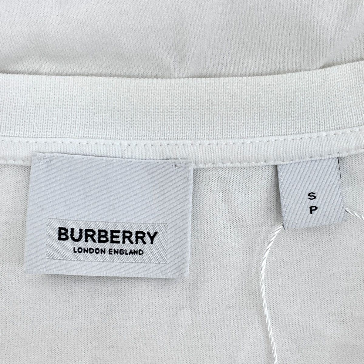 Burberry Burberry White TB Logo Cotton Crew Neck T-Shirt K26WX Size US S / EU 44-46 / 1 - 5 Thumbnail