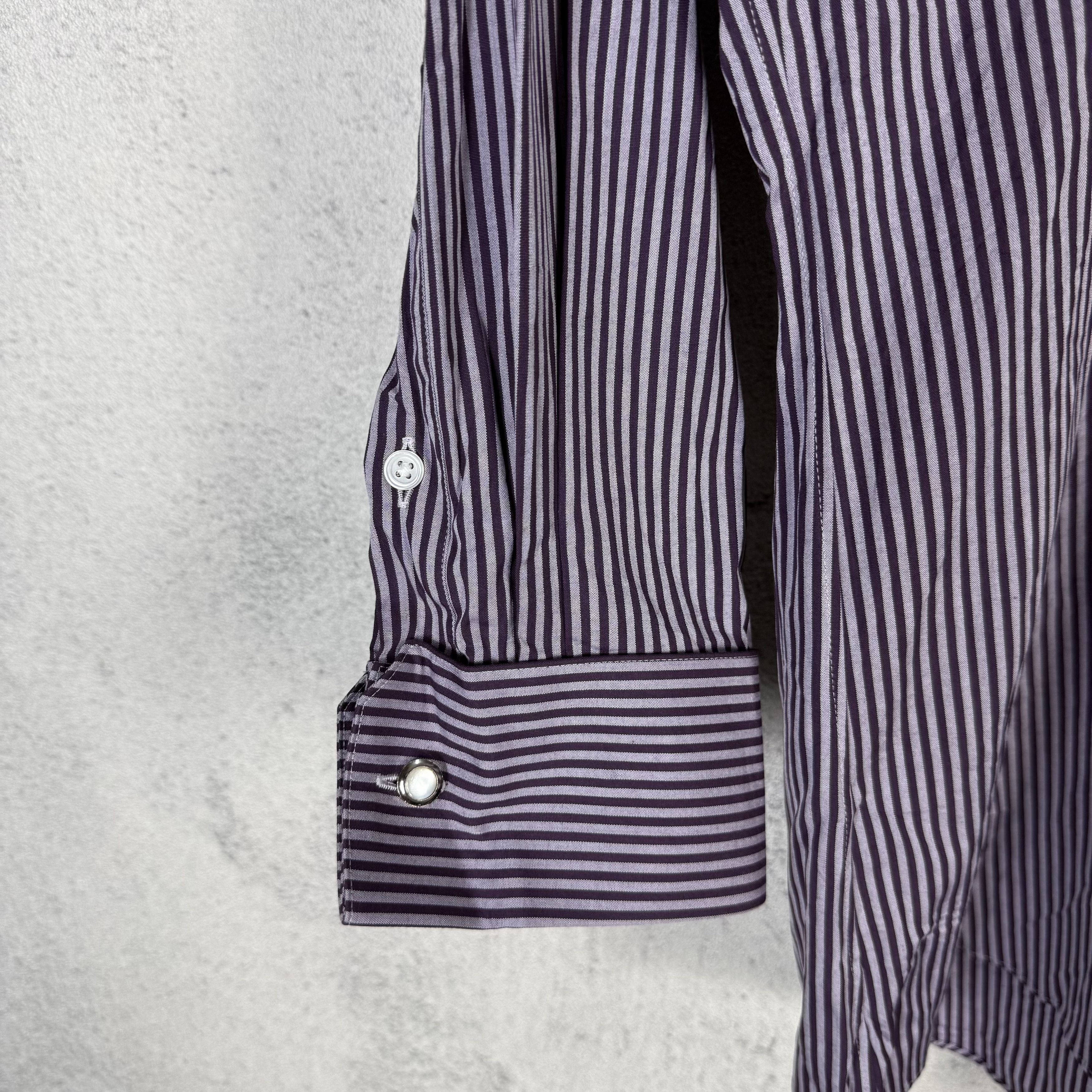 Balenciaga Vintage Balenciaga Striped Shirt Size US M / EU 48-50 / 2 - 4 Thumbnail