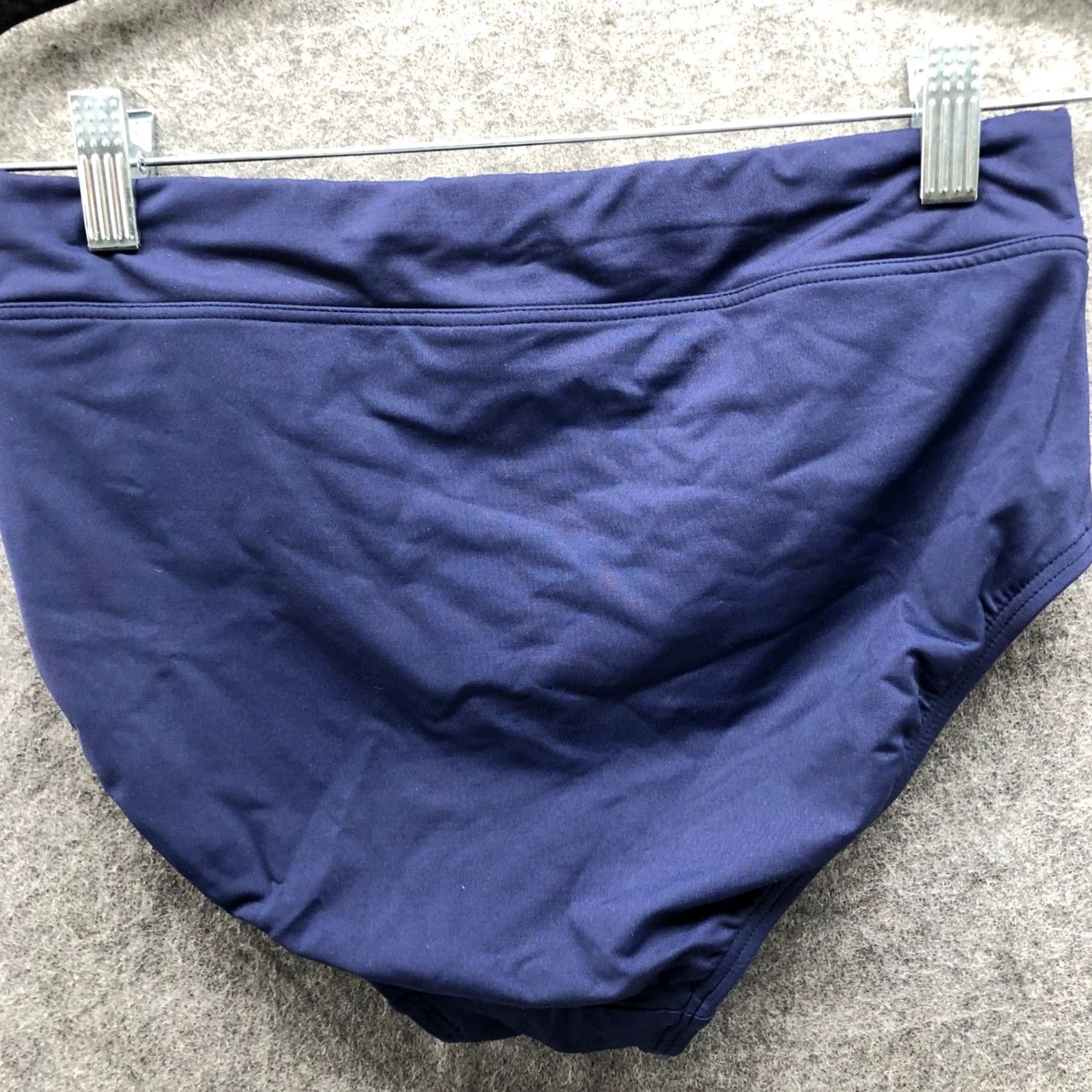 Lands' End Lands' End Swim Dress Tankini Womens 6 Blue Geometric Print Padded 2 Piece Tankini Bottom Bikini Set Size M / US 6-8 / IT 42-44 - 4 Thumbnail