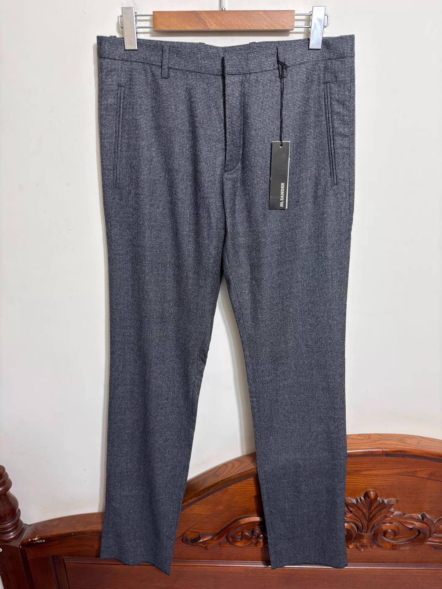 Jil Sander Jil Sander Wool Dress Trousers 48 Size US 32 / EU 48 - 1 Thumbnail