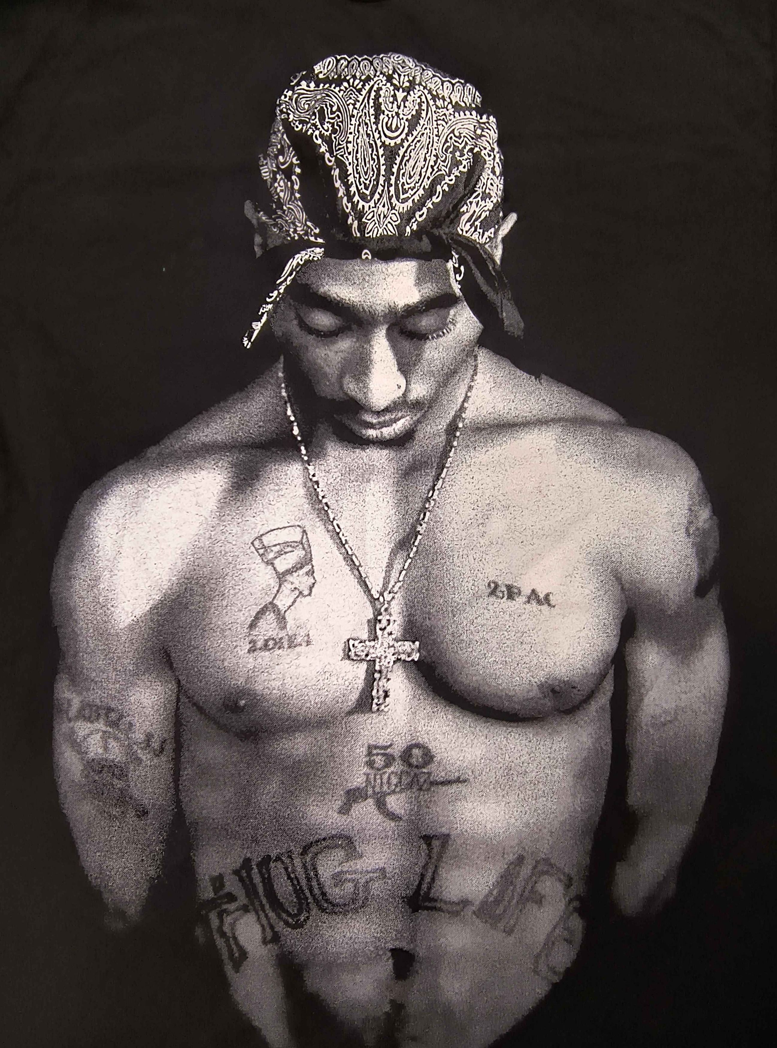 Rap Tees Vintage Y2K 2pac Shakur tee Size US M / EU 48-50 / 2 - 1 Thumbnail