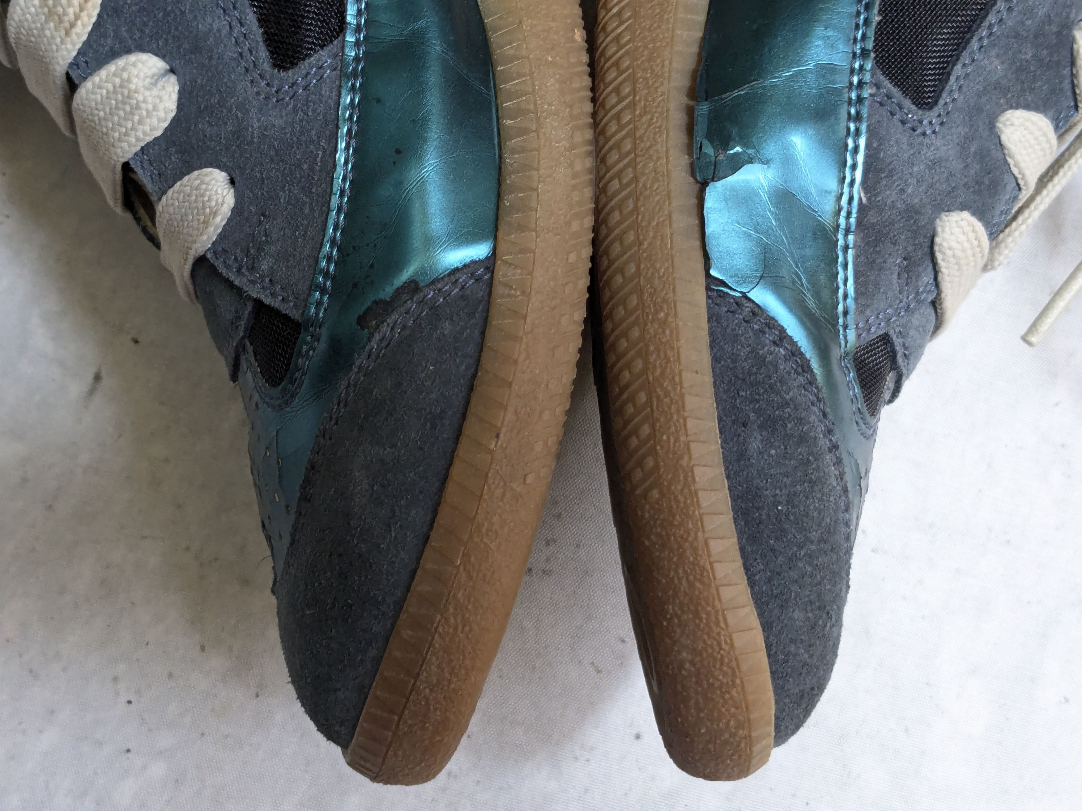 Maison Margiela Maison Margiela High Top Cut Out Sneakers Blue 9 42 Size US 9 / EU 42 - 15 Thumbnail