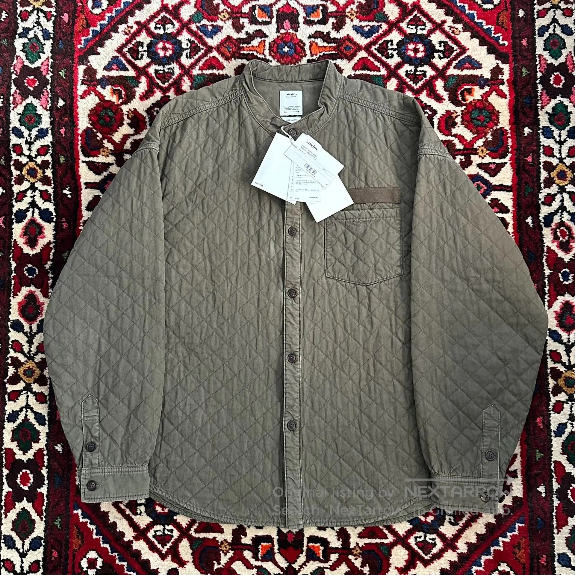 Visvim visvim quilted palmer long sleeve shirt. Size US XXL / EU 58 / 5 - 1 Thumbnail