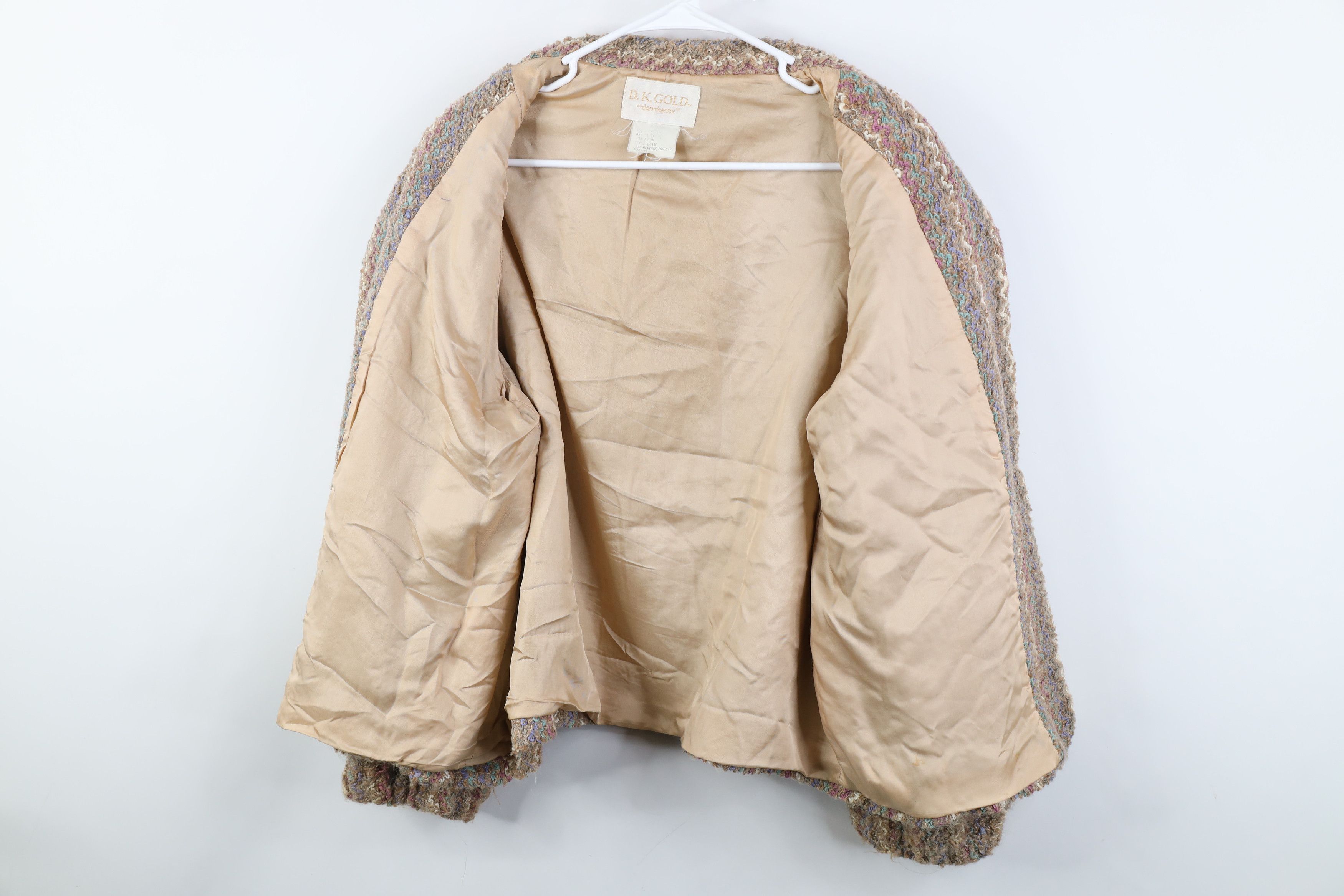 Vintage Vintage 70s Streetwear Pastel Striped Blazer Jacket USA Size XS / US 0-2 / IT 36-38 - 7 Thumbnail