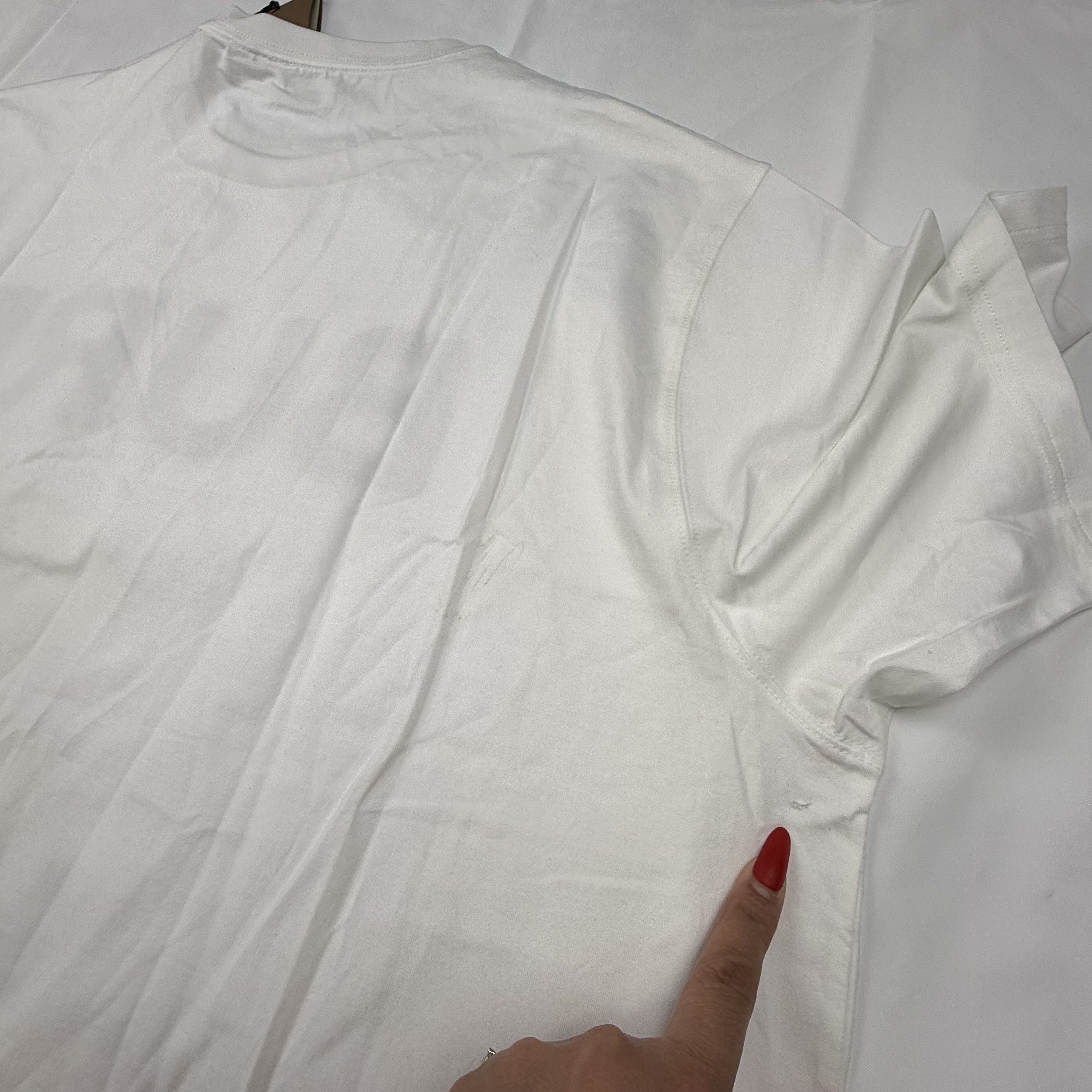 Burberry Burberry Ellison Horseferry Print White Cotton T-Shirt XXL Size US XXL / EU 58 / 5 - 11 Thumbnail
