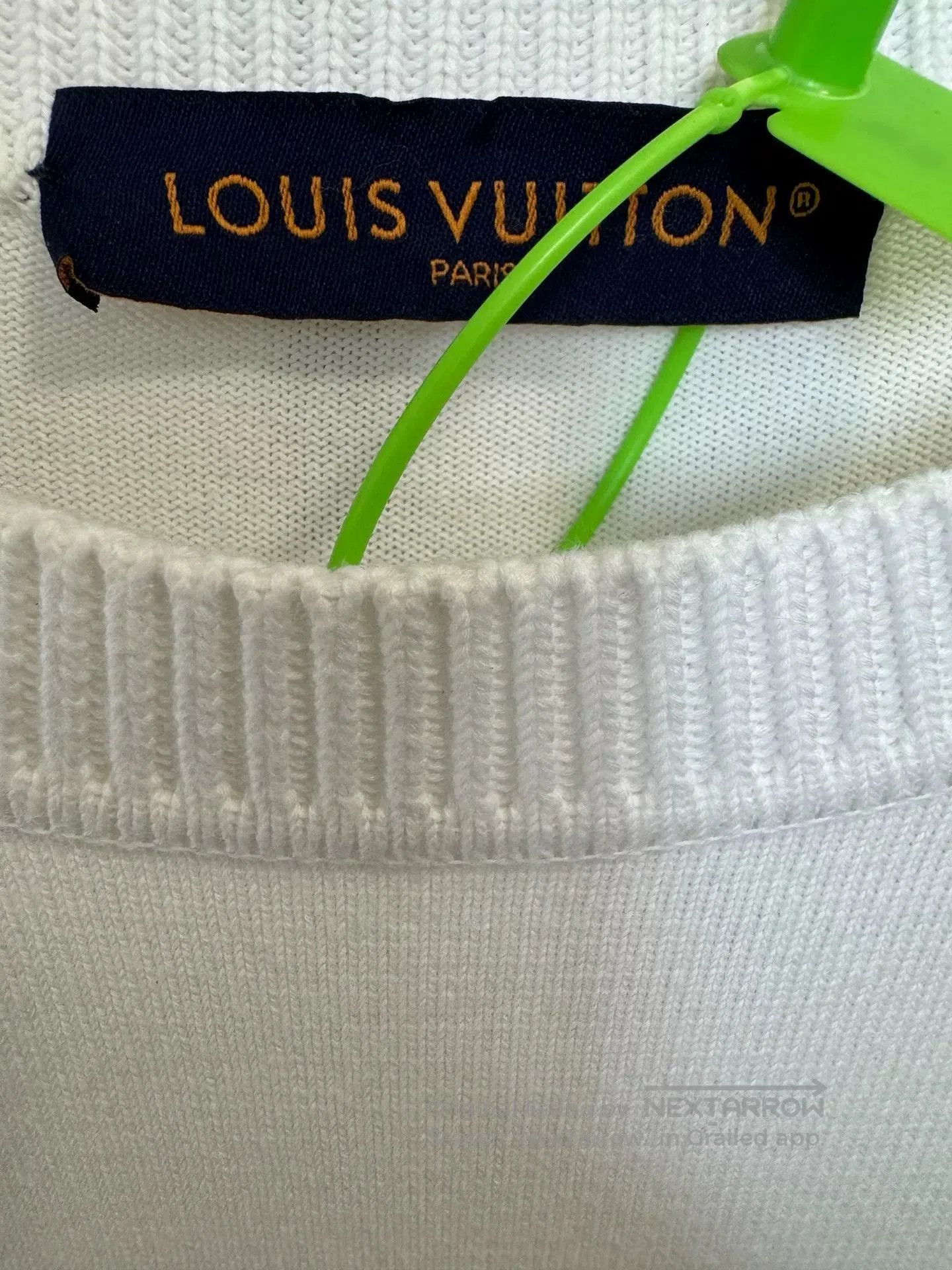 Louis Vuitton Louis Vuitton Embroidered Logo Knitted Tee. Size US L / EU 52-54 / 3 - 3 Thumbnail