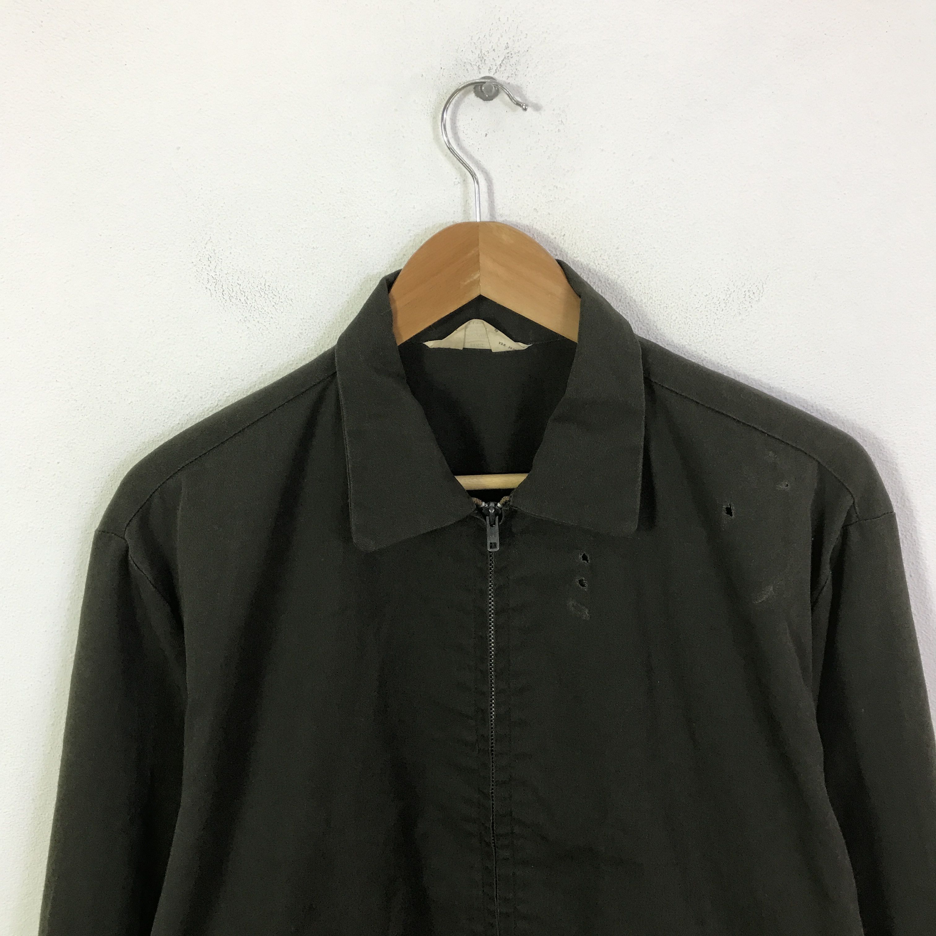 Big Mac Vintage 80s Big mac Army Colour Distressed jacket K115B8 Size US M / EU 48-50 / 2 - 2 Thumbnail