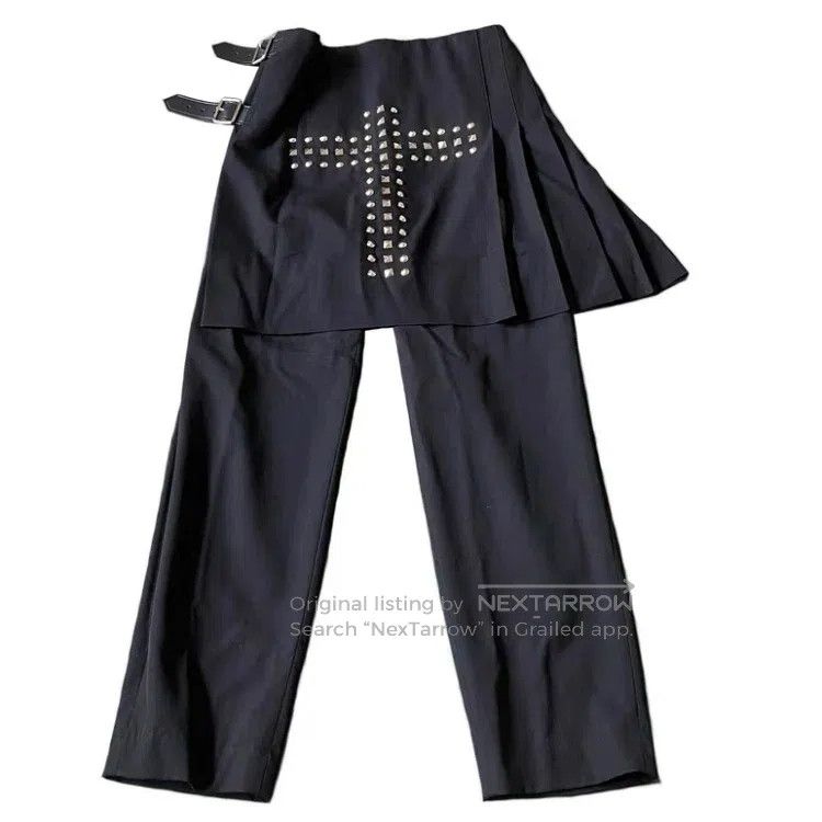 Comme des Garcons Comme Des Garcons size M Studded Cross Skirt Scottish Trou Size 24" / US 00 / IT 34 - 5 Thumbnail