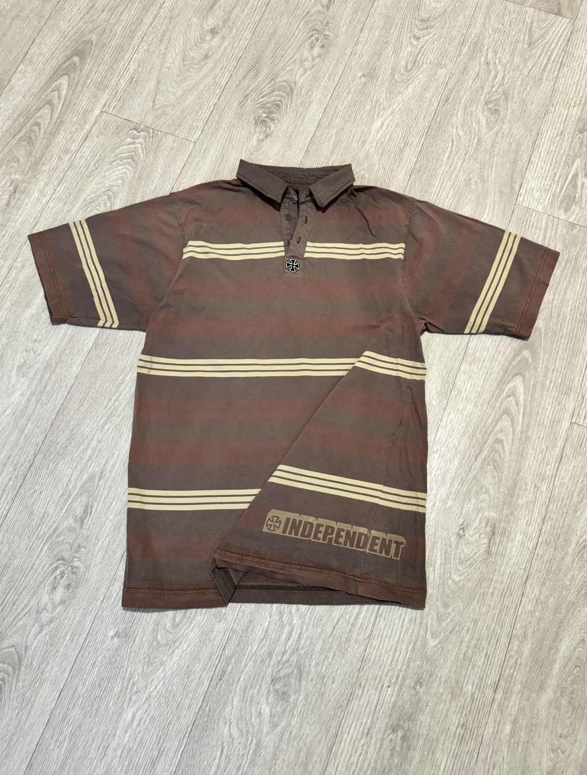Independent Truck Co. 🔷Vintage Independent Polo T-shirt 90s🔷 Size US M / EU 48-50 / 2 - 1 Thumbnail