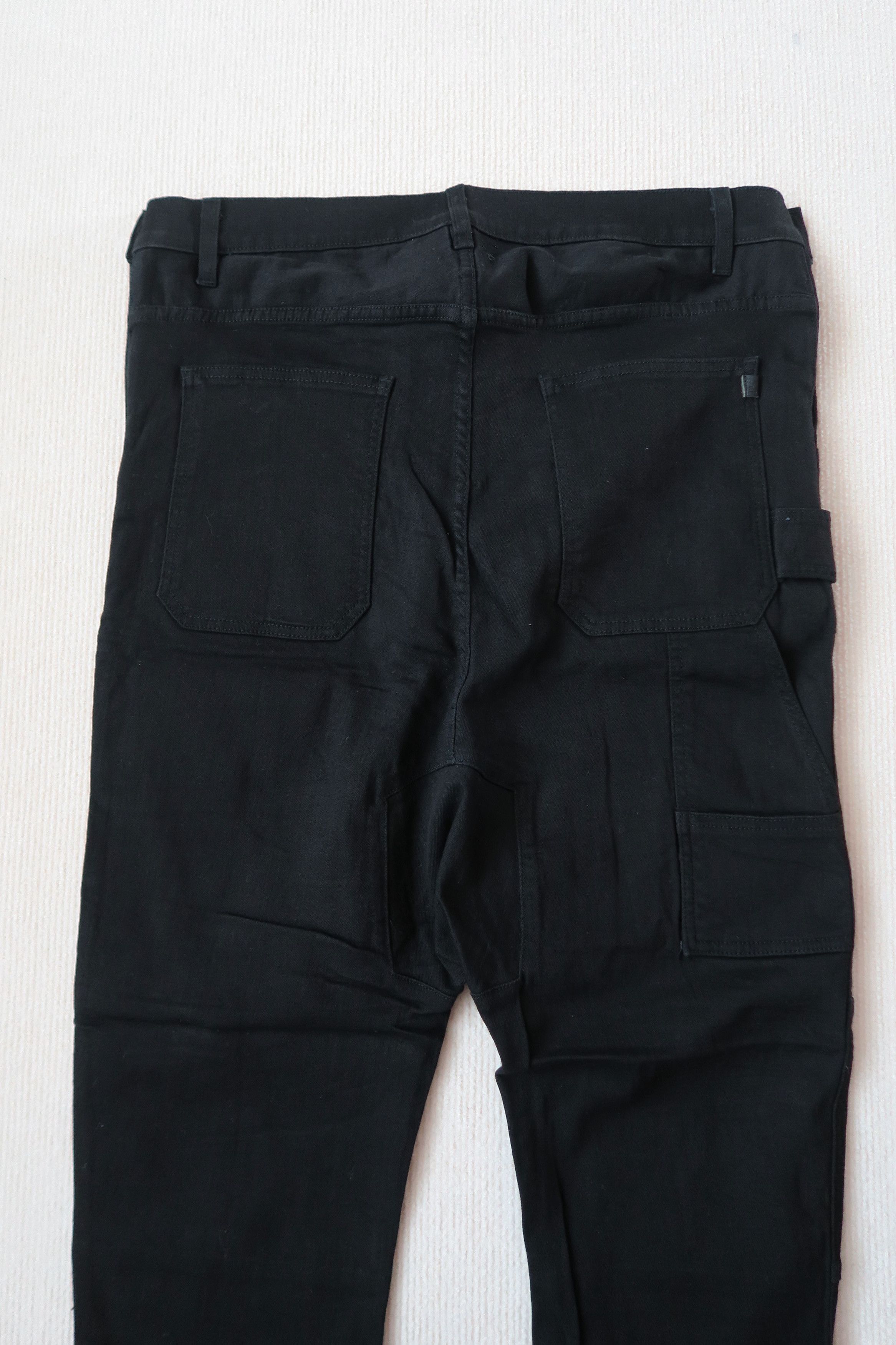 OAK Oak NYC Drop Crotch Stretch Cropped Denim Pants Size US 34 / EU 50 - 14 Thumbnail