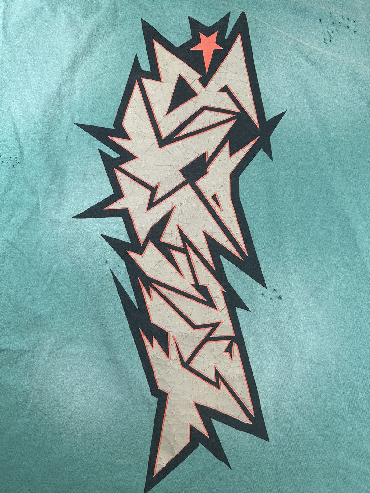HELLSTAR Hellstar Sample Cracked Print T-shirt 3XL Size US XXL / EU 58 / 5 - 4 Thumbnail