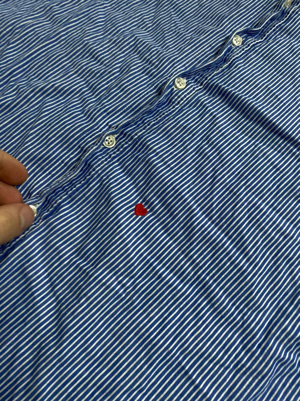 Moschino Vintage Y2K striped shirt MOSCHINO luxury streetwear Size US XXS / EU 40 - 7 Thumbnail
