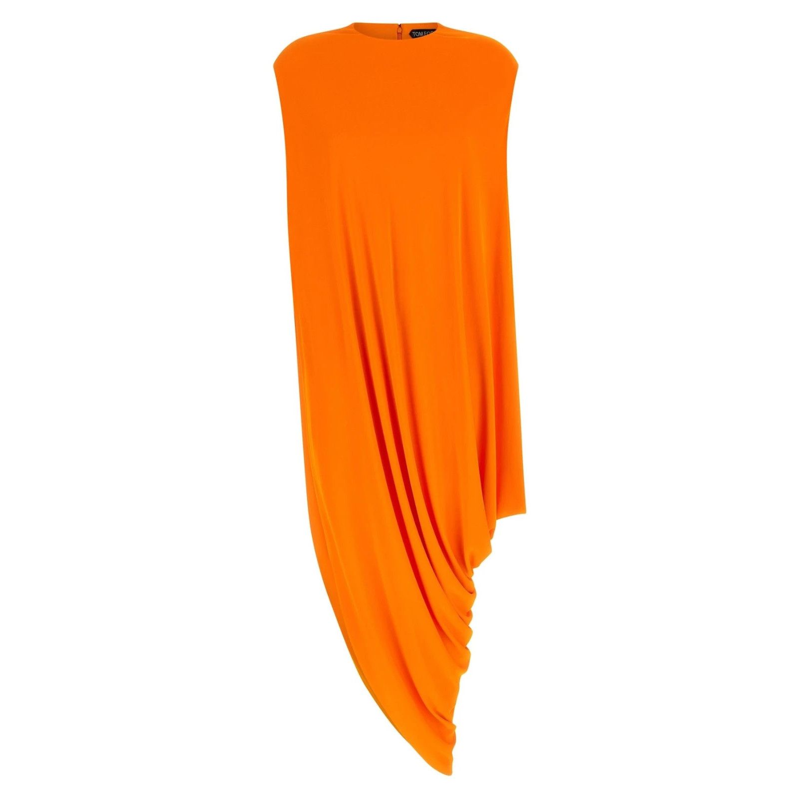 Tom Ford TOM FORD Impossible Assymetric Cap Orange Top New & Authenti Size XS / US 0-2 / IT 36-38 - 1 Thumbnail