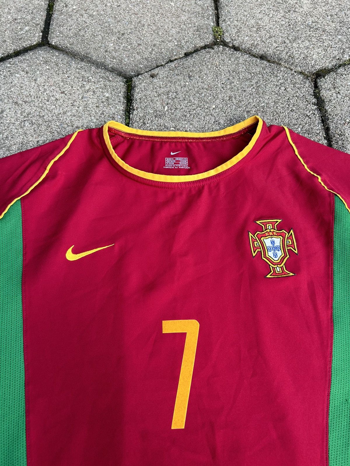 Nike Vintage Nike Portugal Luis Figo Jersey Size US S / EU 44-46 / 1 - 3 Thumbnail