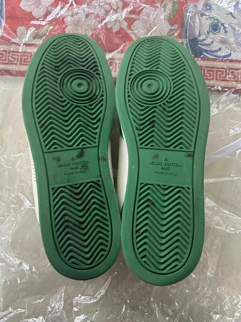 Louis Vuitton Louis Vuitton Green Sneakers Size US 8.5 / EU 41-42 - 5 Thumbnail