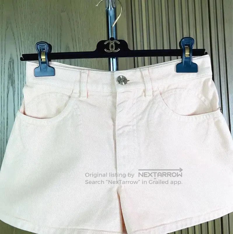 Chanel Chanel Pink Cotton Women's Shorts . Size 23" - 3 Thumbnail
