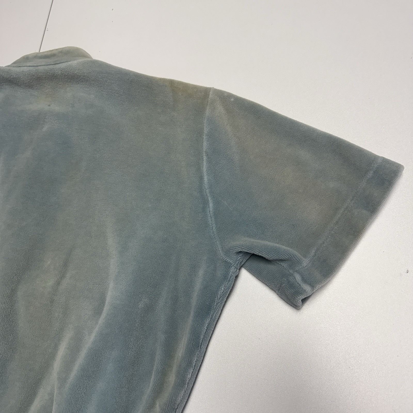 Vintage Vintage Velour Sweatshirt 1980s Short Sleeve 1/4 Zip Size M / US 6-8 / IT 42-44 - 10 Thumbnail