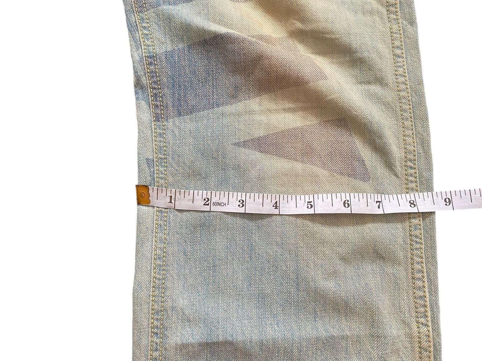 Japanese Brand Rodeo Crowns Printed American Flag Denim Size US 32 / EU 48 - 10 Thumbnail