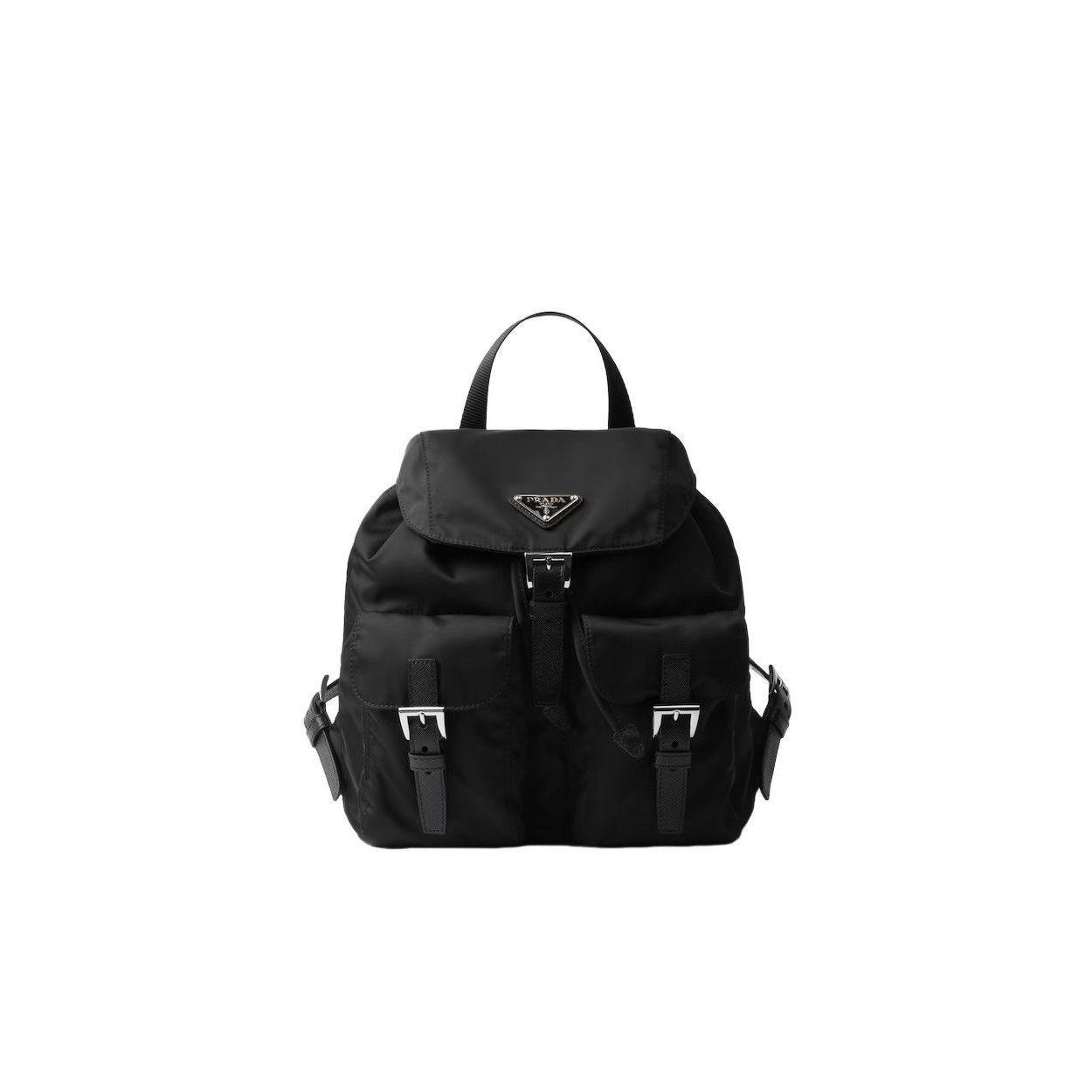 Prada PRADA $2400 Black Re-Nylon Small Backpack New & Authentic Size ONE SIZE - 1 Thumbnail