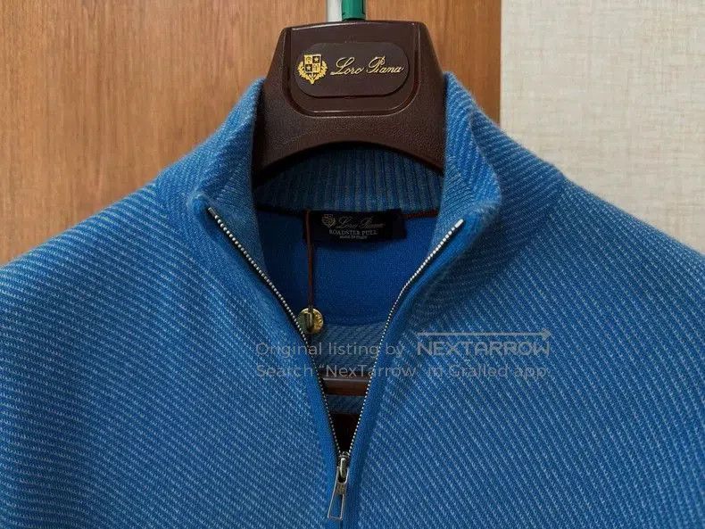 Loro Piana Loro Piana Men's Zip Cashmere Sweater. Size US M / EU 48-50 / 2 - 2 Thumbnail
