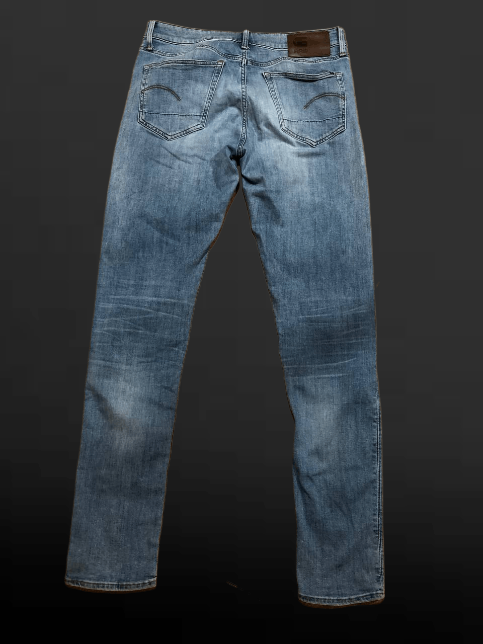 G-Star G-Star Raw Slim Jeans Mens Faded Button Fly Cotton Stretch Size US 34 / EU 50 - 1 Thumbnail