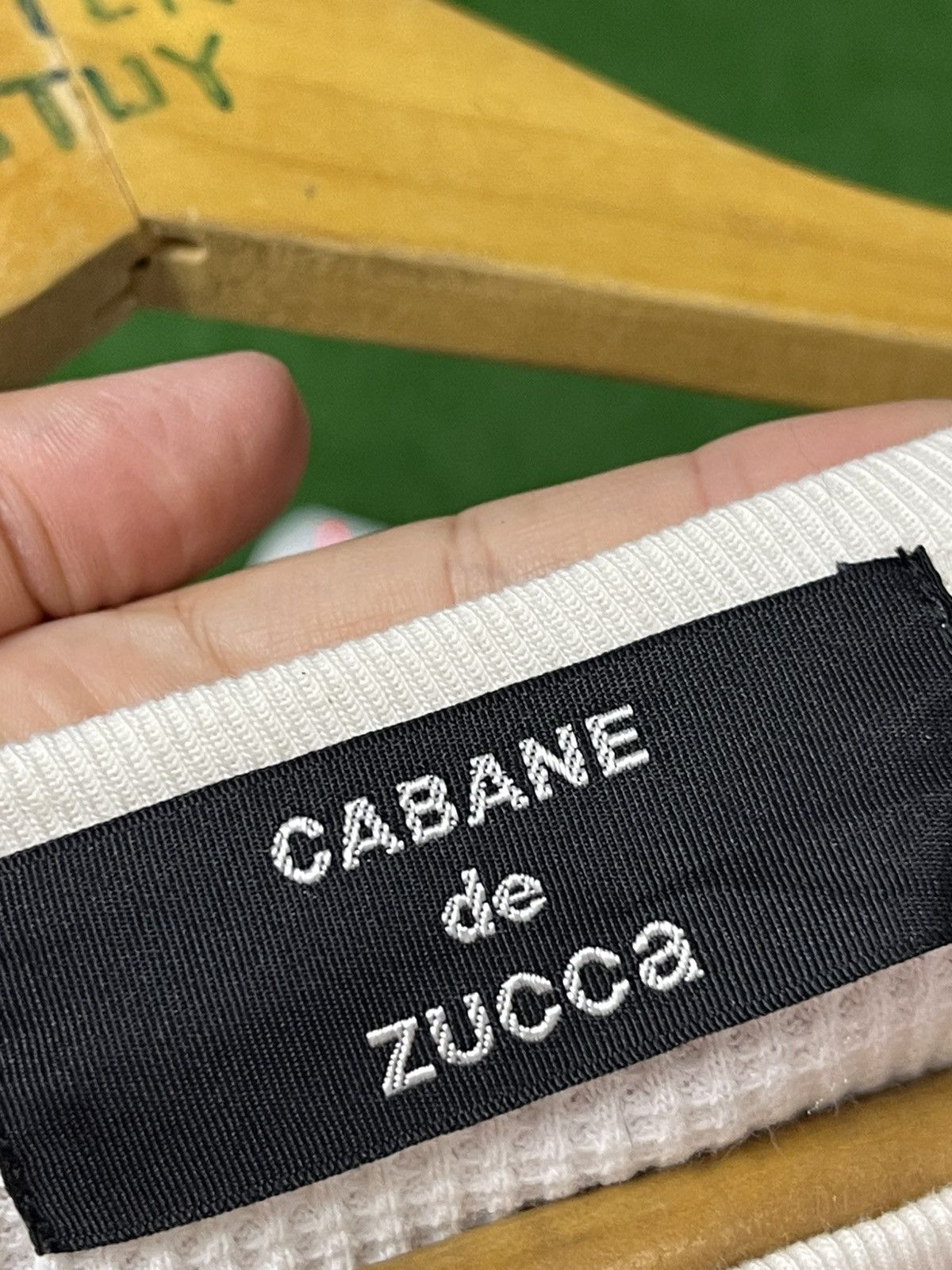 Designer Cabane De Zucca Women’s Waffle Crew Neck Longsleeve Size US M / EU 48-50 / 2 - 11 Thumbnail