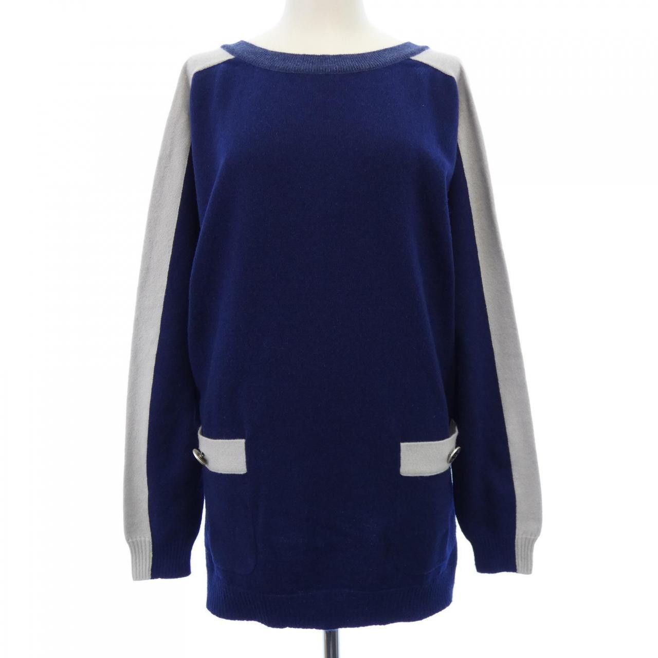Chanel Chanel P53224K06911 100% Cashmere Knit Textile Tops P53224K06911 DUTY FREE for USA