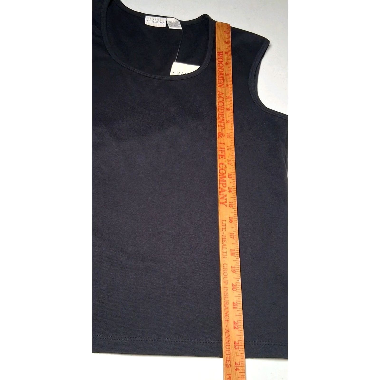 Vintage VINTAGE White Stag Tank Top L Black Sleeveless Shirt NOS Y2K Retro Classic Size L / US 10 / IT 46 - 5 Thumbnail