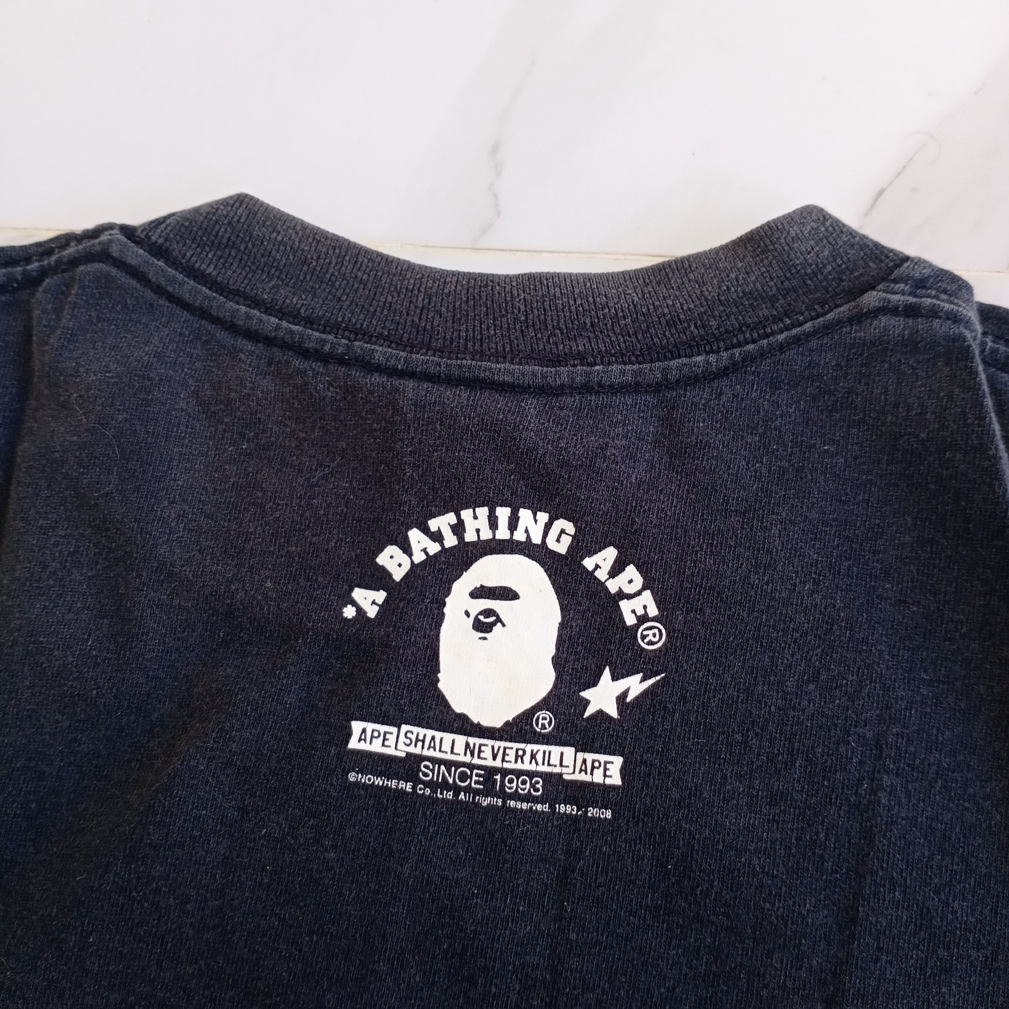 Bape Bape 2008 lukewarm water fishing a bathing ape size M black Size US M / EU 48-50 / 2 - 7 Thumbnail