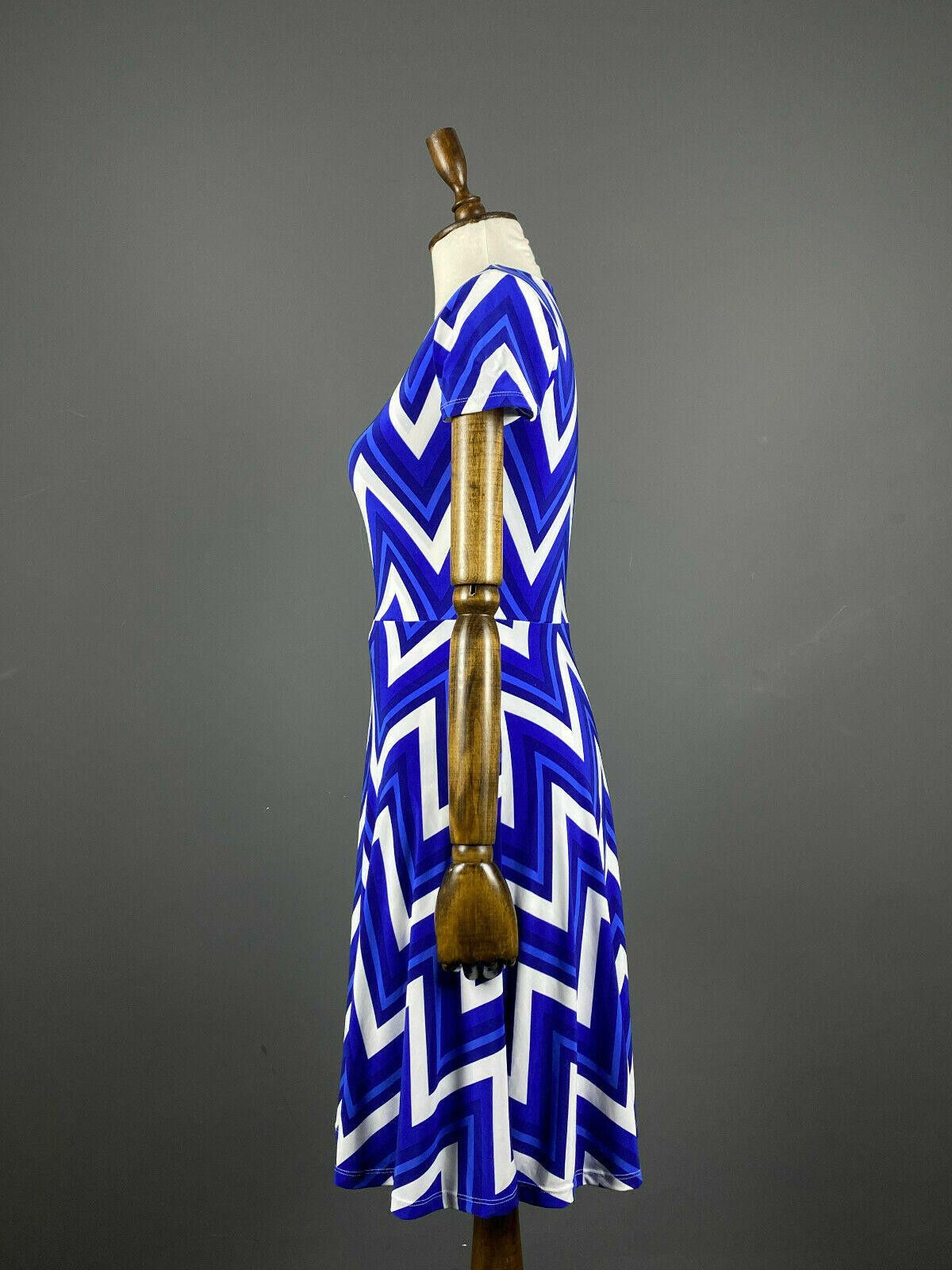 Lauren Ralph Lauren Ladies Lauren Ralph Lauren Blue Stripe A-Line Dress Size XS Size XS / US 0-2 / IT 36-38 - 4 Thumbnail