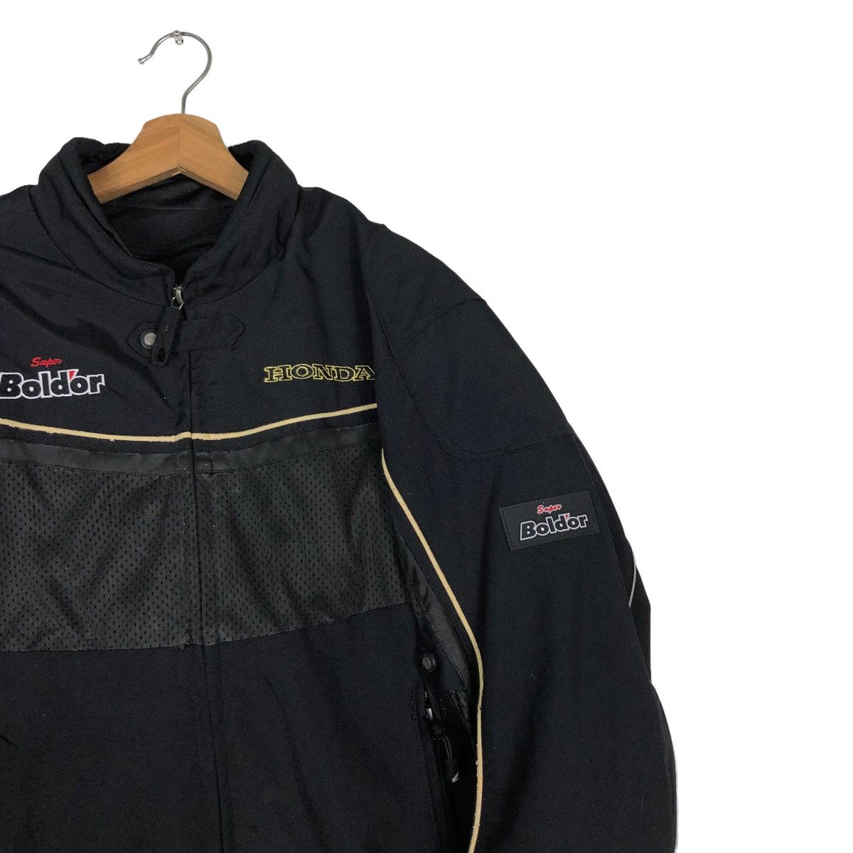 Hein Gericke 🔥Vintage Biker Jacket Racing Sport Safety Honda Big Logo Size US L / EU 52-54 / 3 - 6 Thumbnail