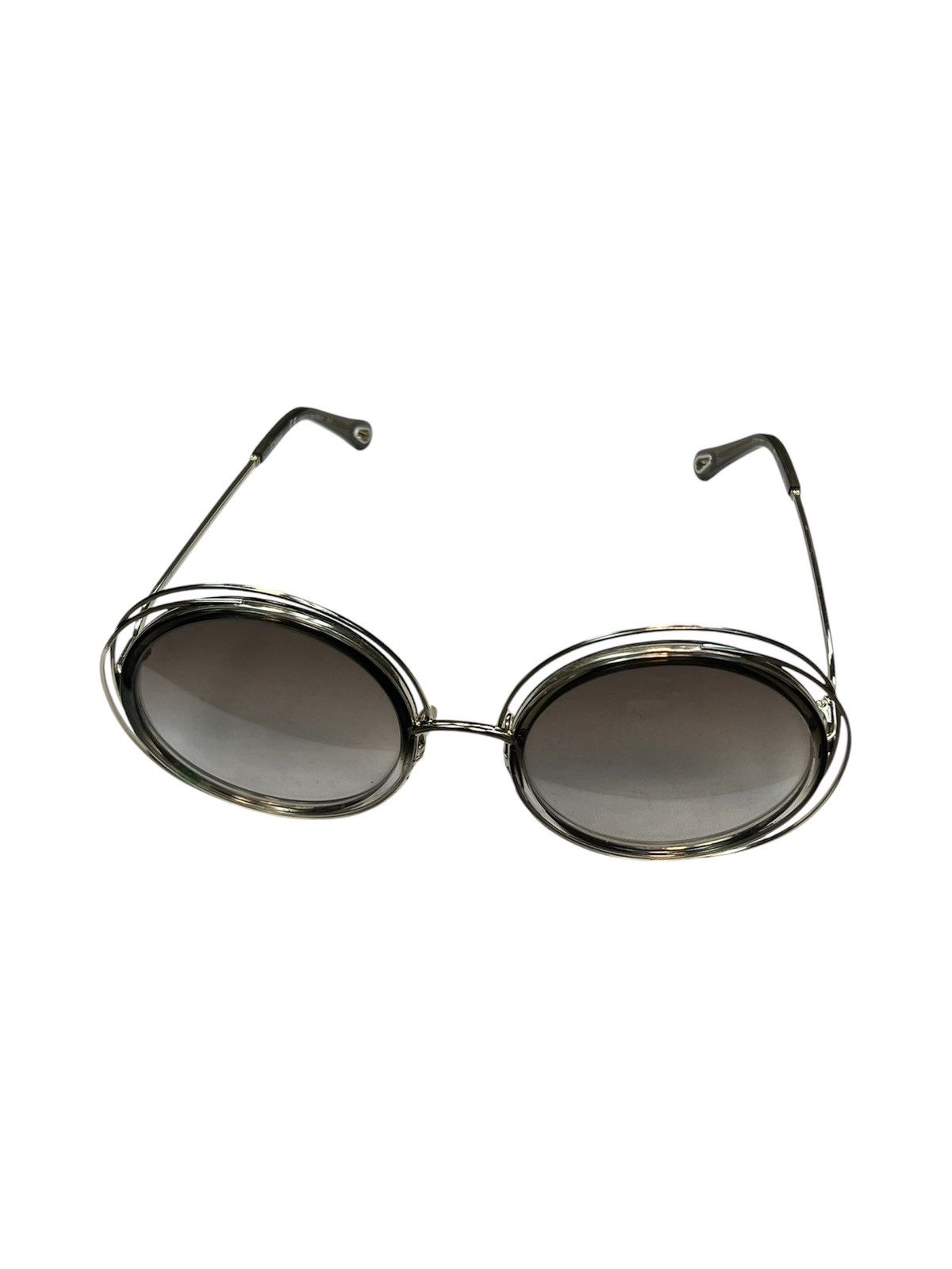 Chloe Chloe Carlina CE120S Oversized Round Gold Sunglasses Size ONE SIZE - 2 Thumbnail