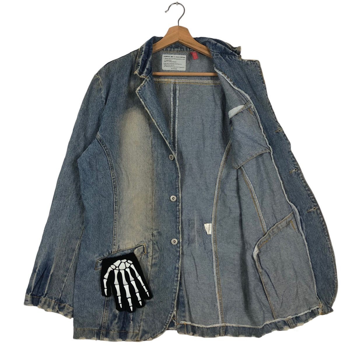 Blue Blue Japan 🔥90’s Hikory Chore Jacket Big Shark Blue Blue Japan Design Size US M / EU 48-50 / 2 - 9 Thumbnail